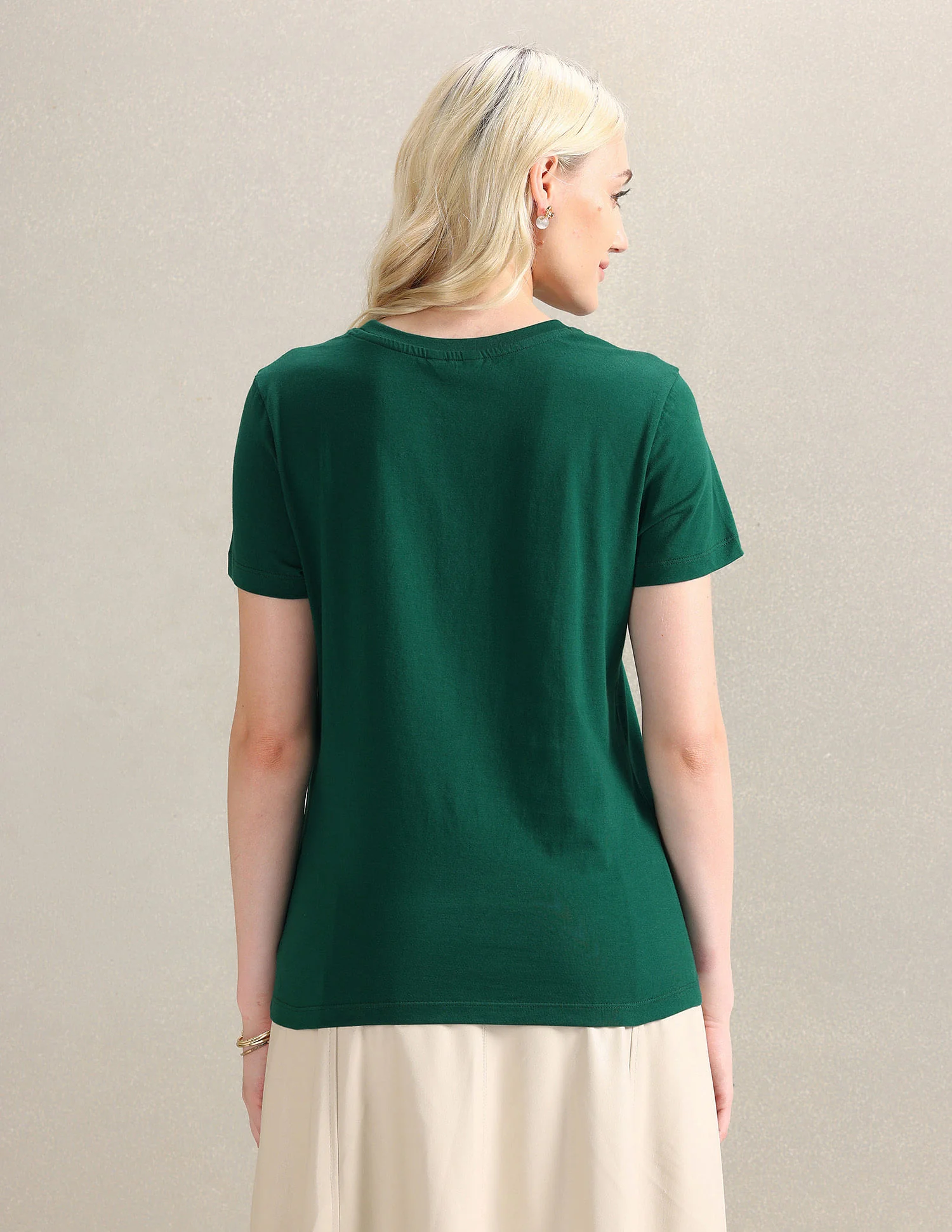 Flag Print Cotton T-Shirt - Image 5