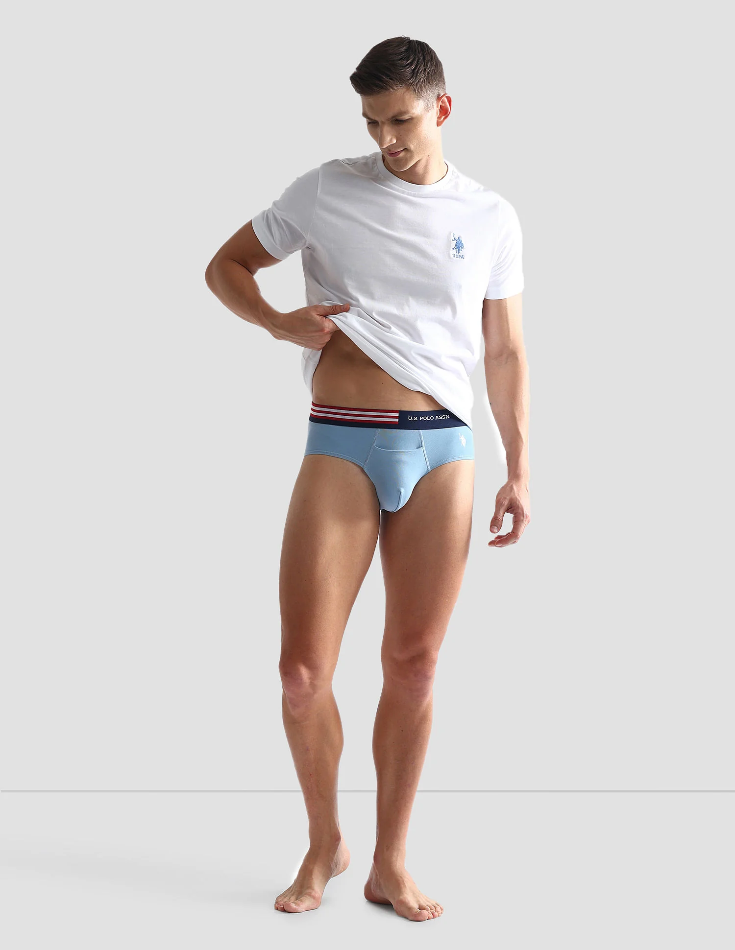 Flag Waist Single Jersey OEB06 Briefs - Pack Of 2 - Image 4