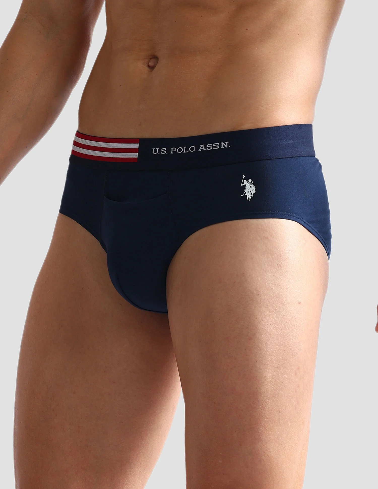 Flag Waist Single Jersey OEB06 Briefs - Pack Of 2 - Image 5
