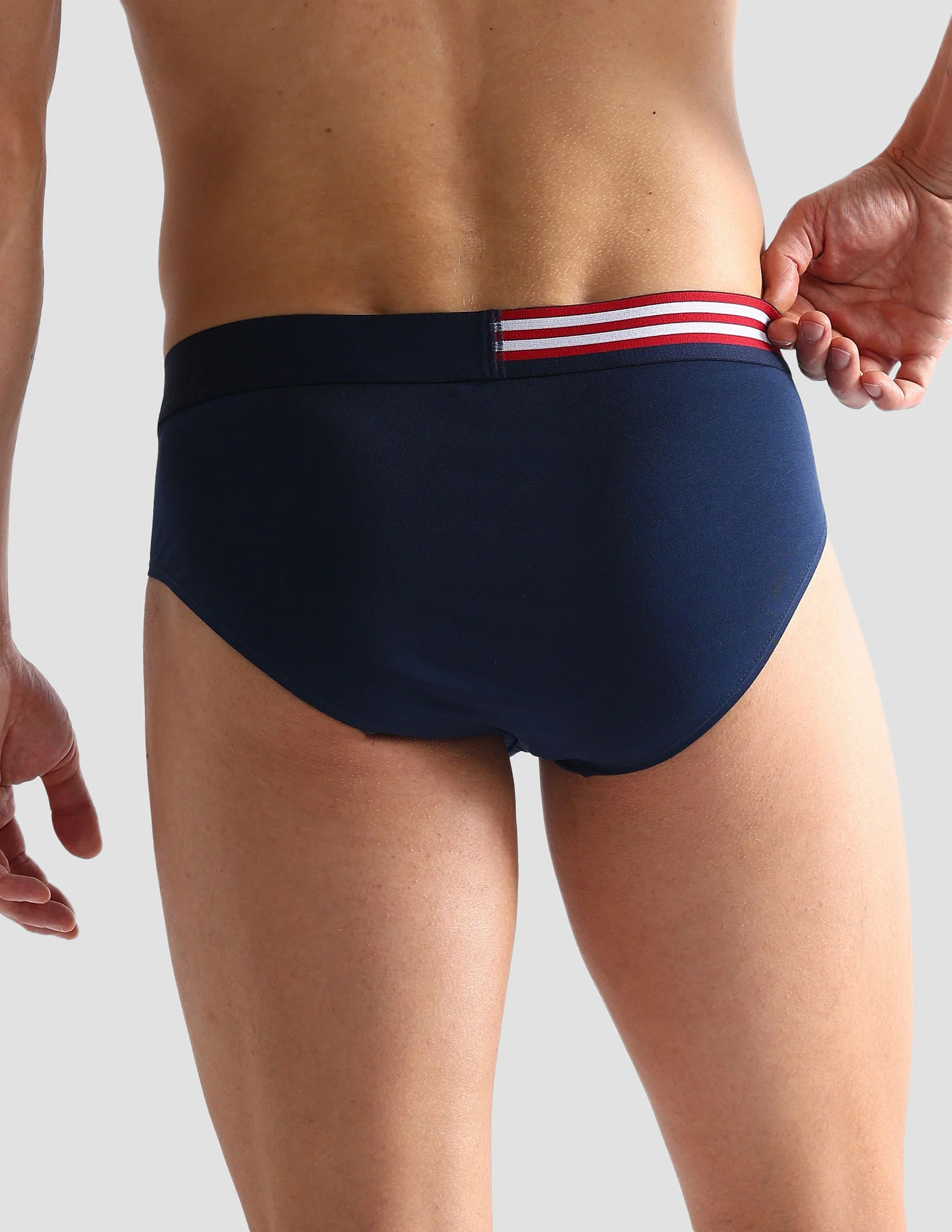 Flag Waist Single Jersey OEB06 Briefs - Pack Of 2 - Image 7