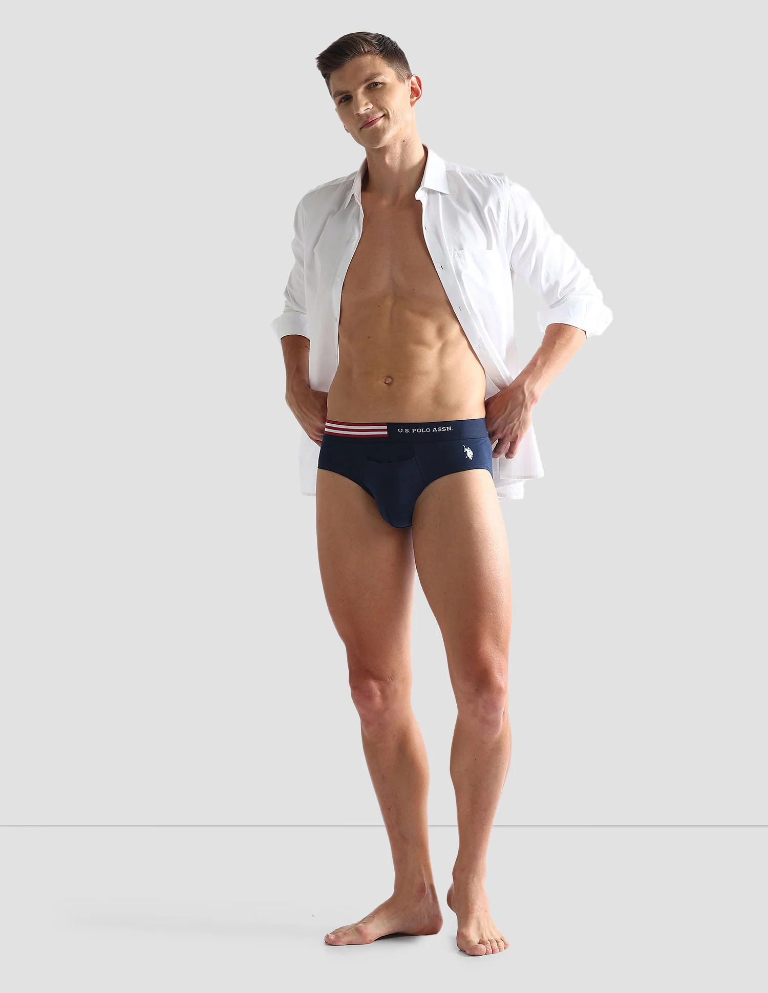 Flag Waist Single Jersey OEB06 Briefs - Pack Of 2 - Image 4