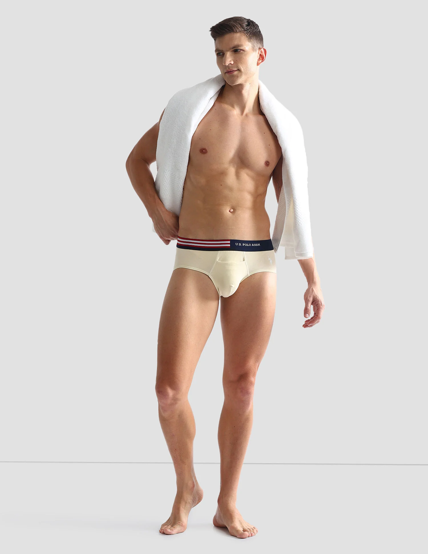 Flag Waist Single Jersey OEB06 Briefs - Pack Of 2 - Image 3