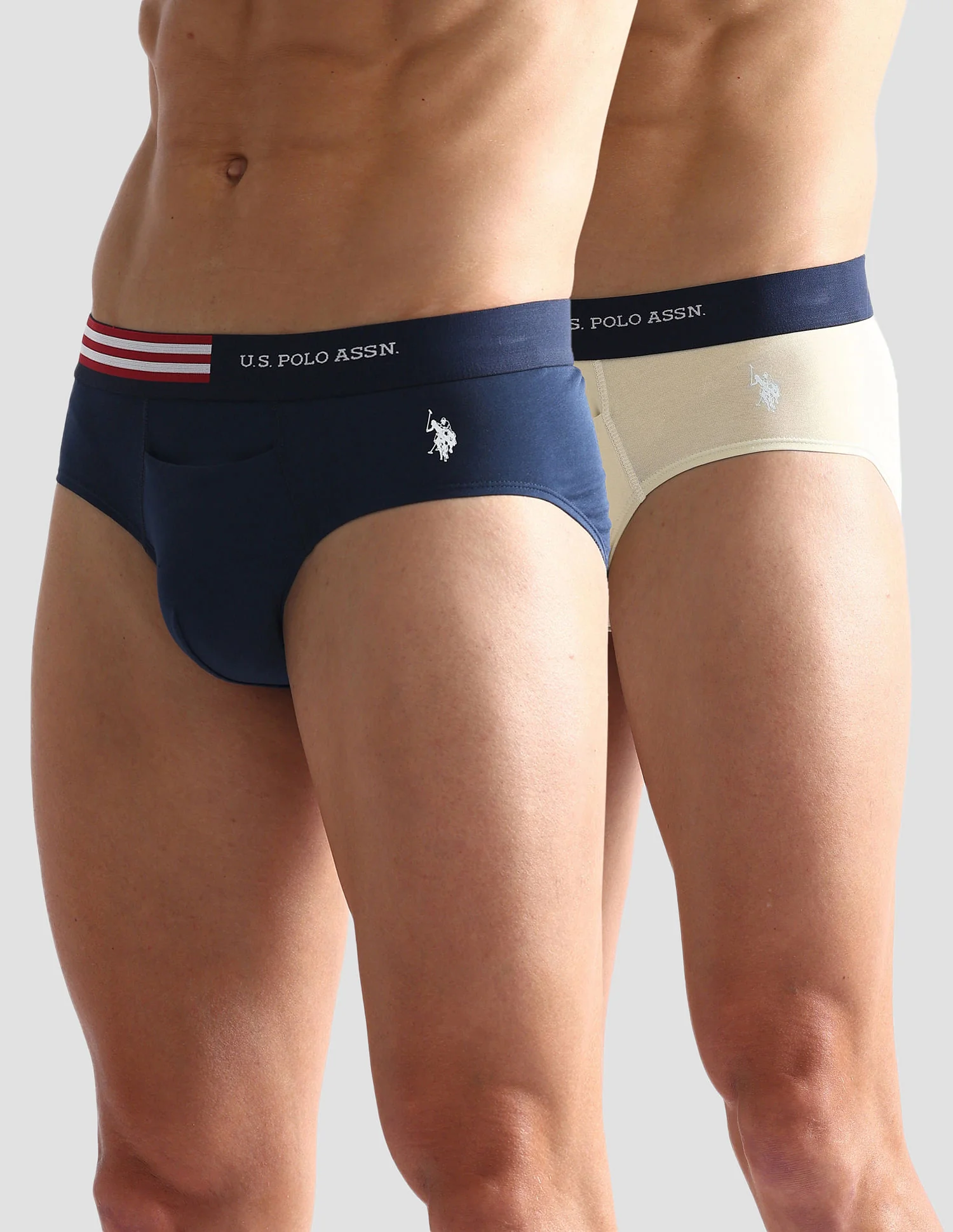 Flag Waist Single Jersey OEB06 Briefs - Pack Of 2 - Image 6