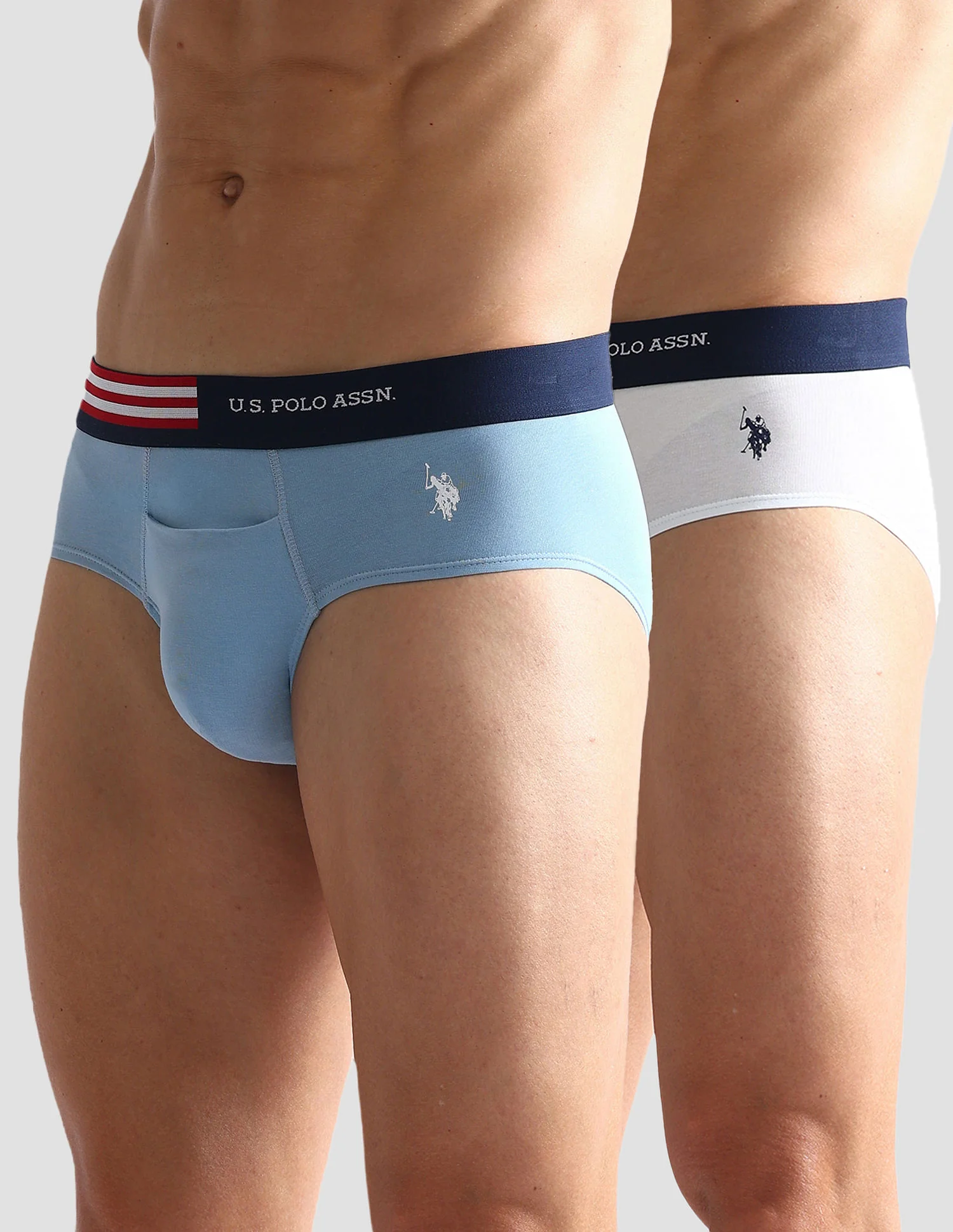 Flag Waist Single Jersey OEB06 Briefs - Pack Of 2 - Image 6