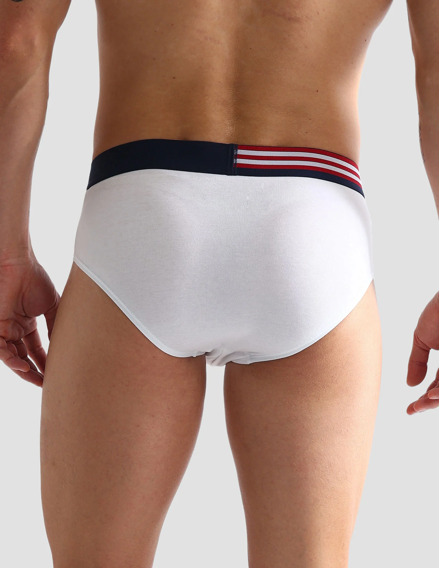 Flag Waist Single Jersey OEB06 Briefs - Pack Of 2 - Image 7