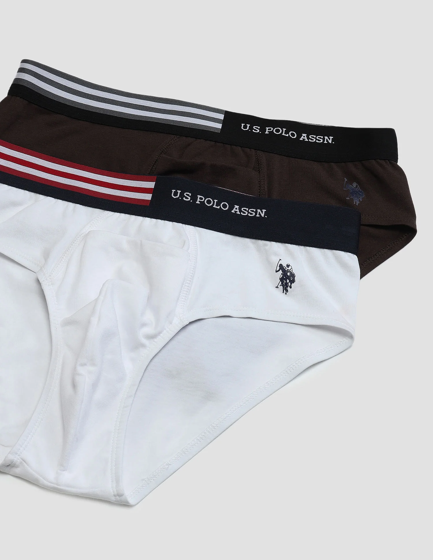 Flag Waist Single Jersey OEB06 Briefs - Pack Of 2 - Image 2