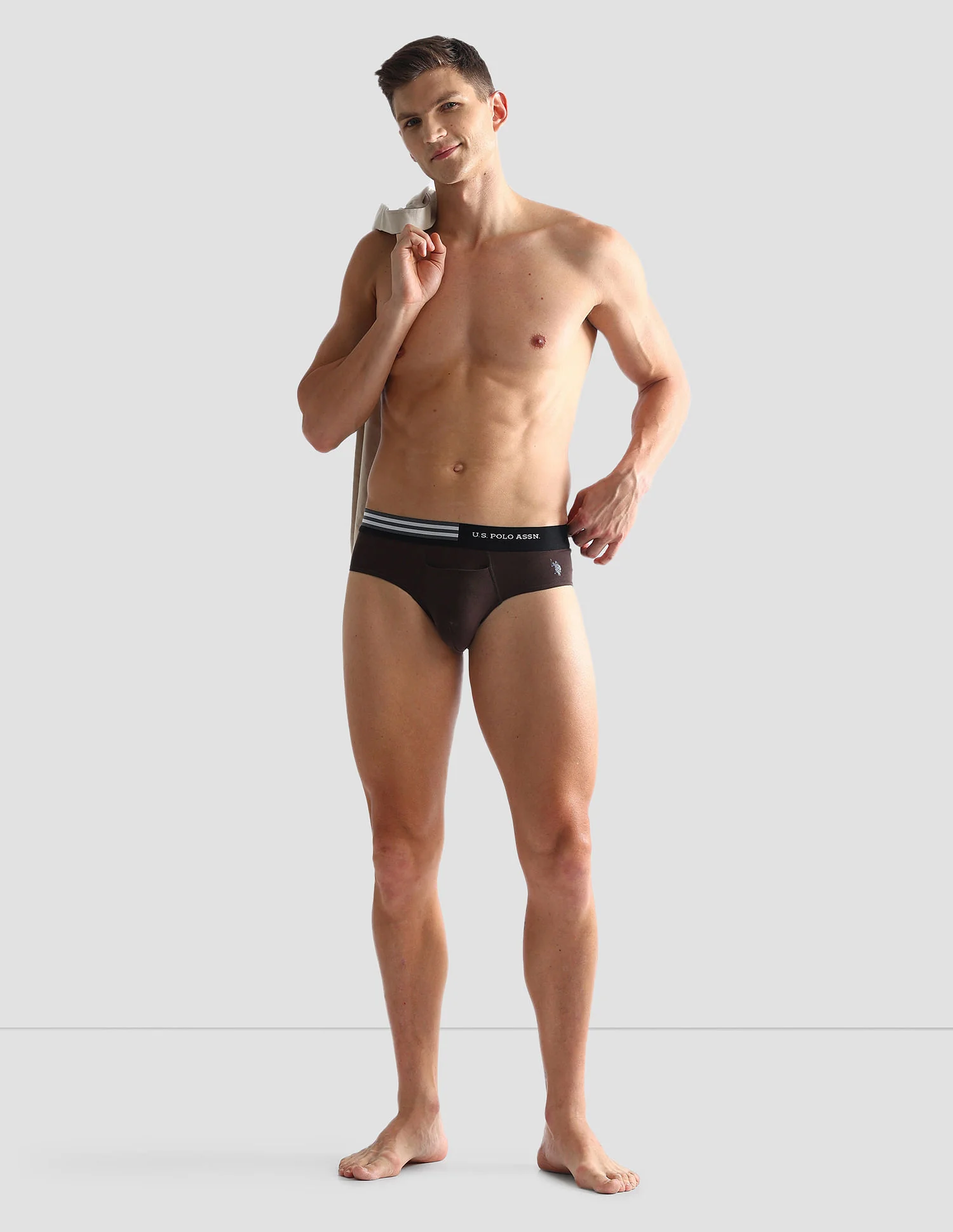Flag Waist Single Jersey OEB06 Briefs - Pack Of 2 - Image 3