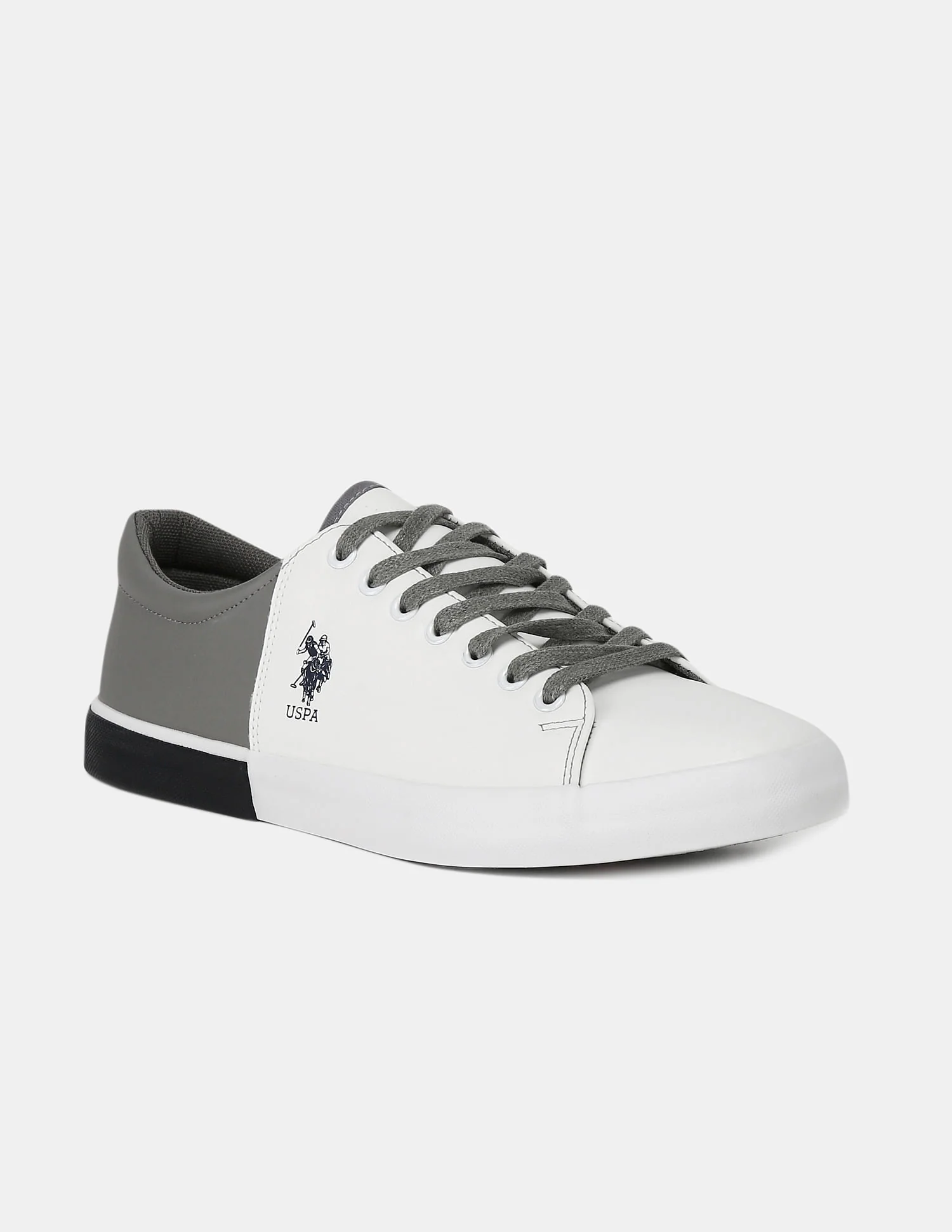 Flexible Outsole Colour Block Panel Sneakers - Image 2