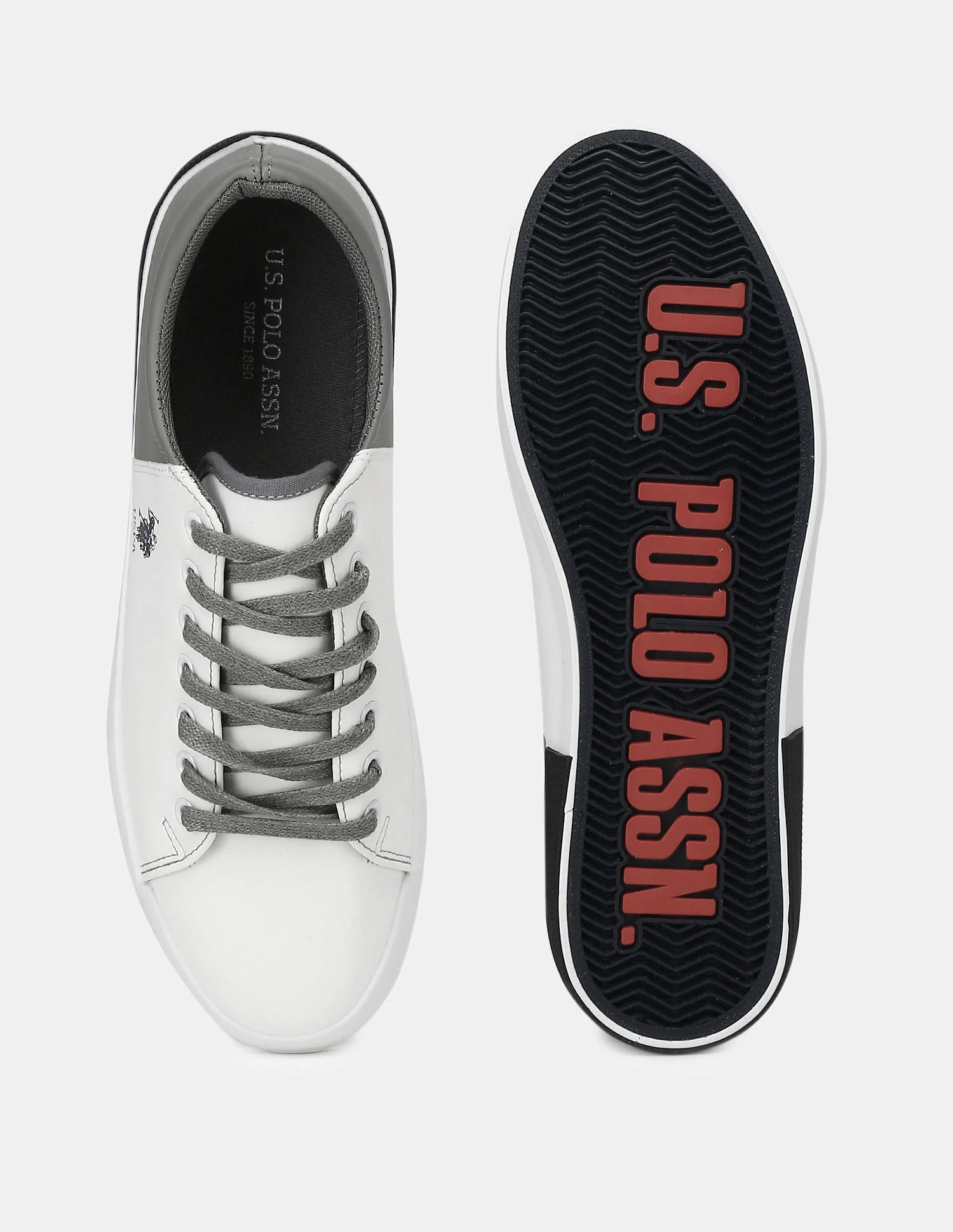 Flexible Outsole Colour Block Panel Sneakers - Image 5