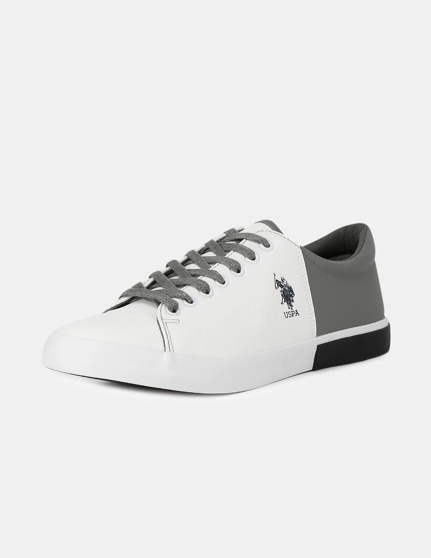 Flexible Outsole Colour Block Panel Sneakers - Image 9