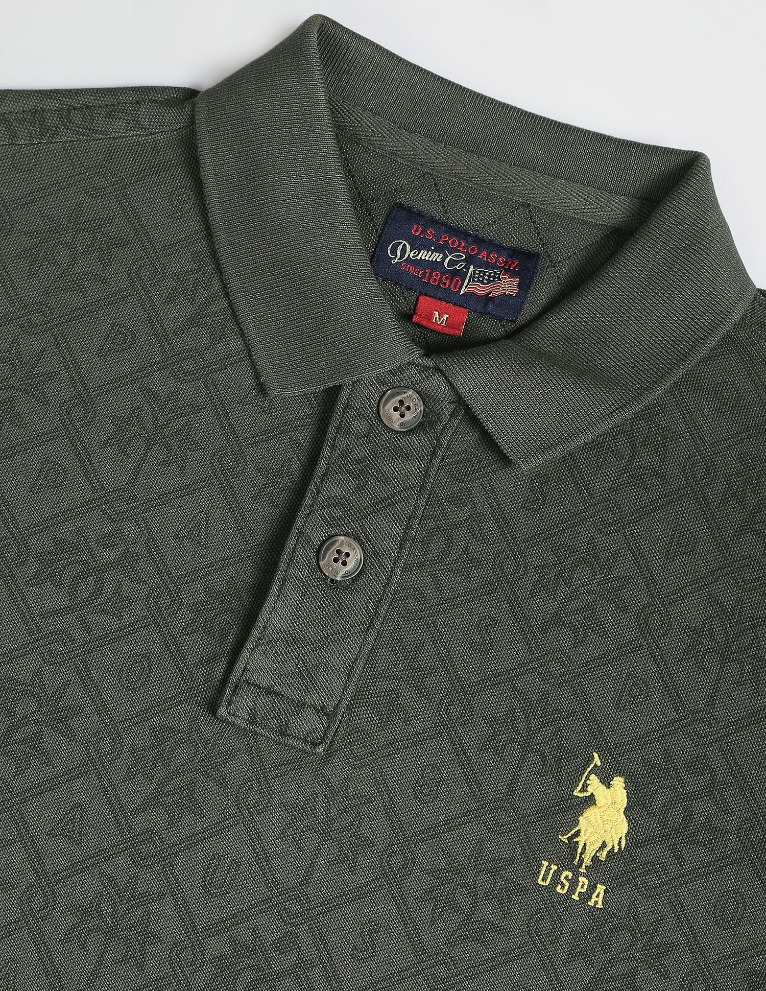 Floral Print Cotton Polo Shirt - Image 2