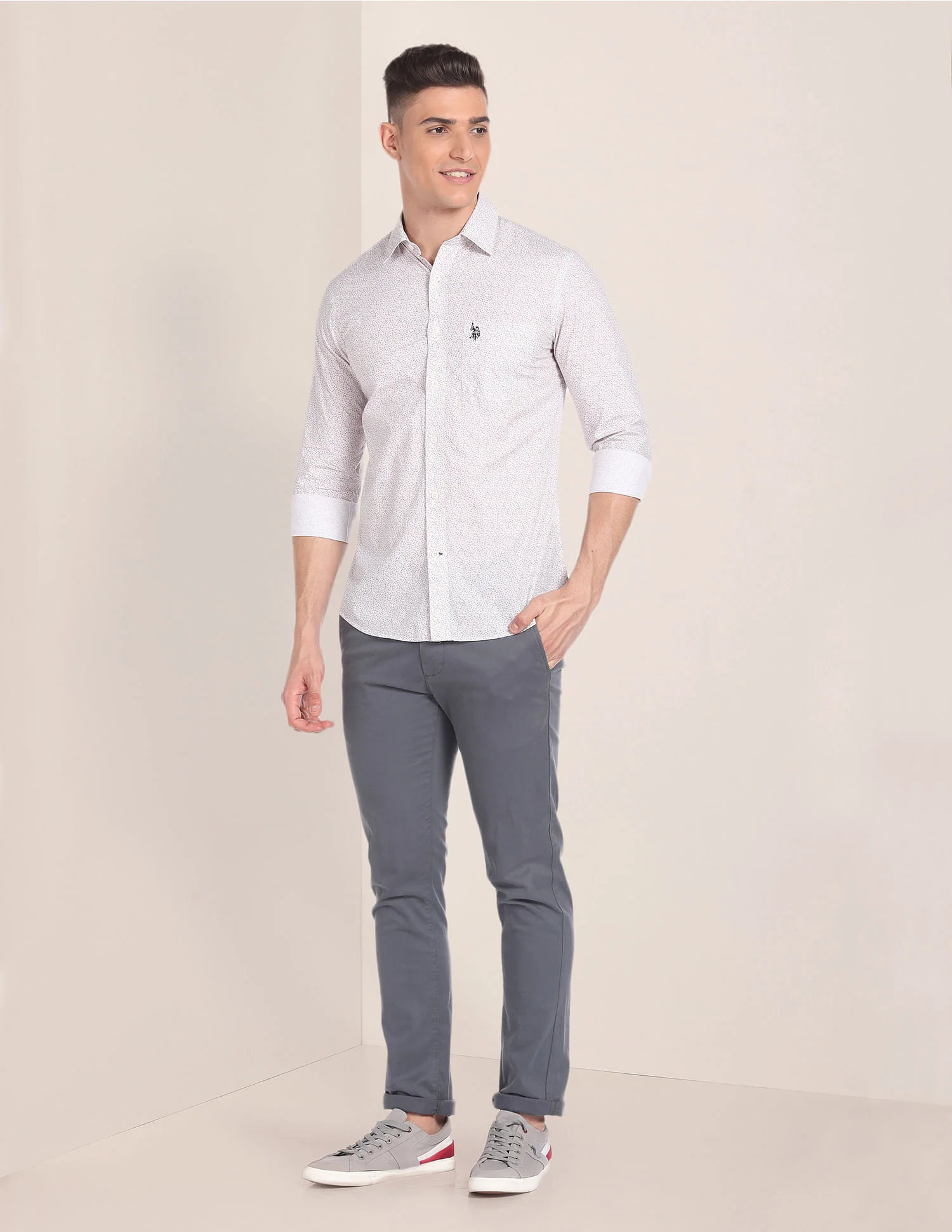 Floral Print Cotton Shirt - Image 3