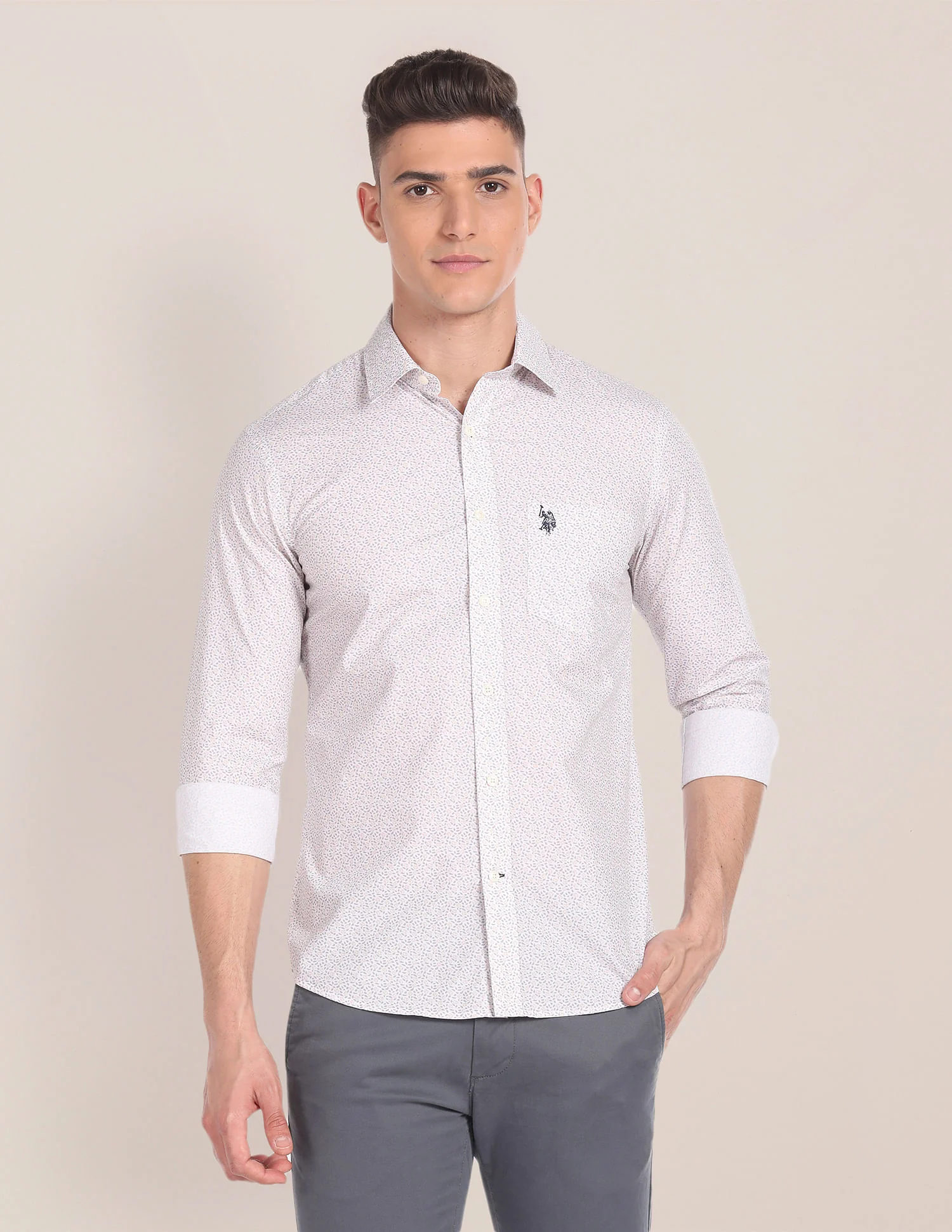 Floral Print Cotton Shirt - Image 6