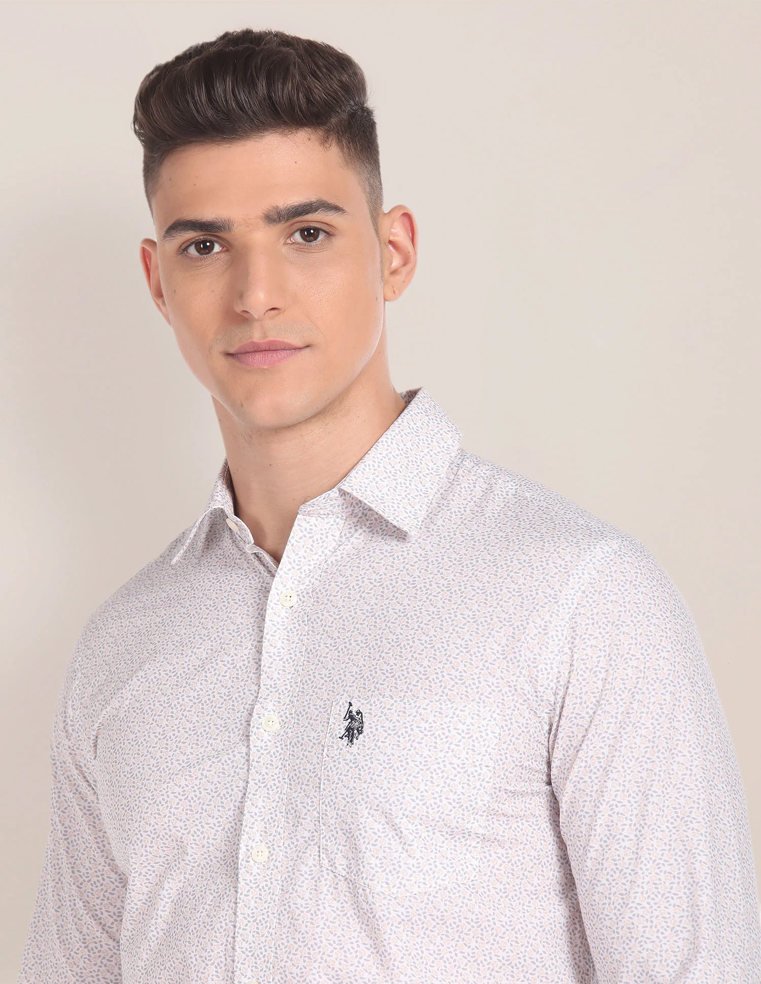 Floral Print Cotton Shirt - Image 7