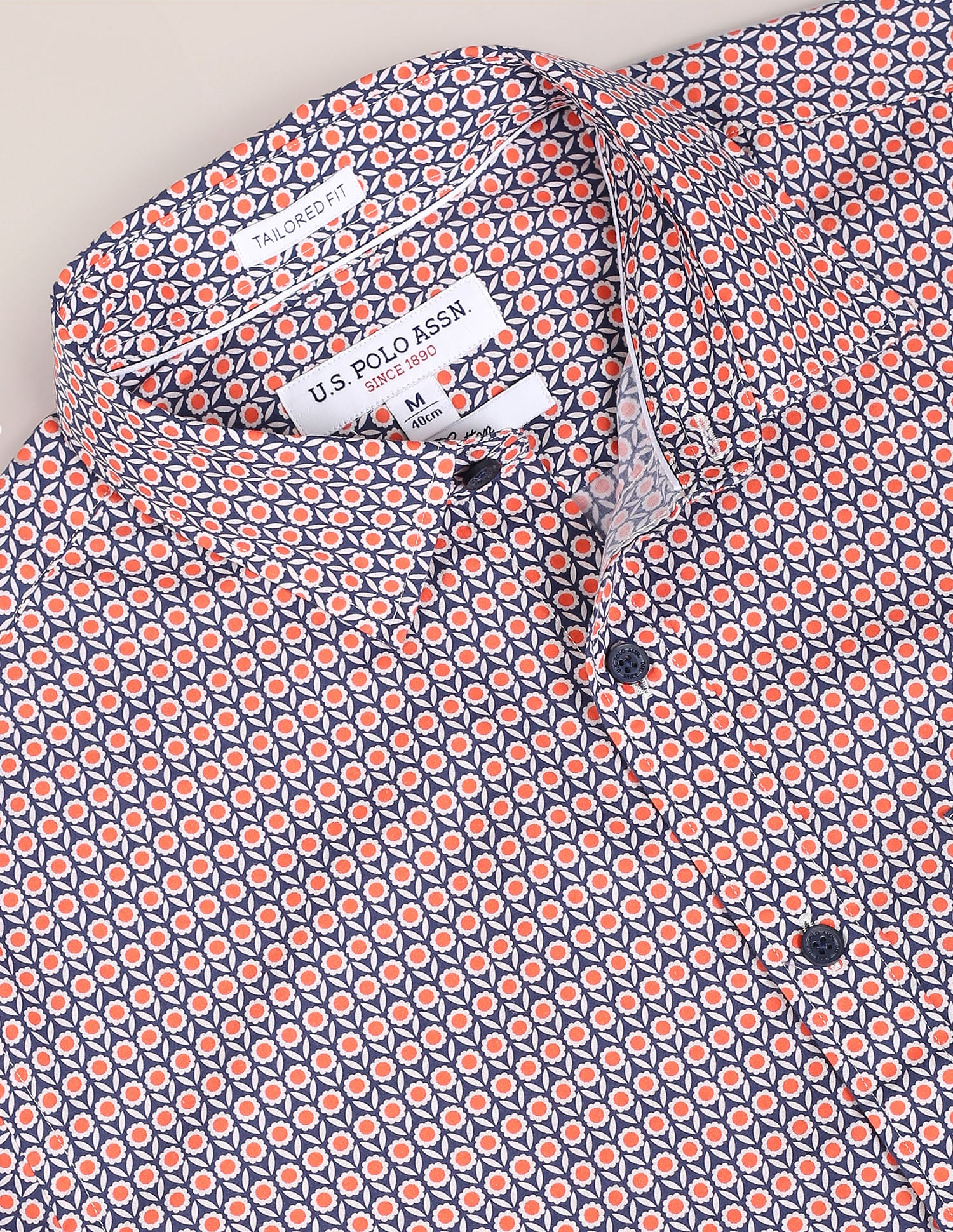 Floral Print Cotton Shirt - Image 2
