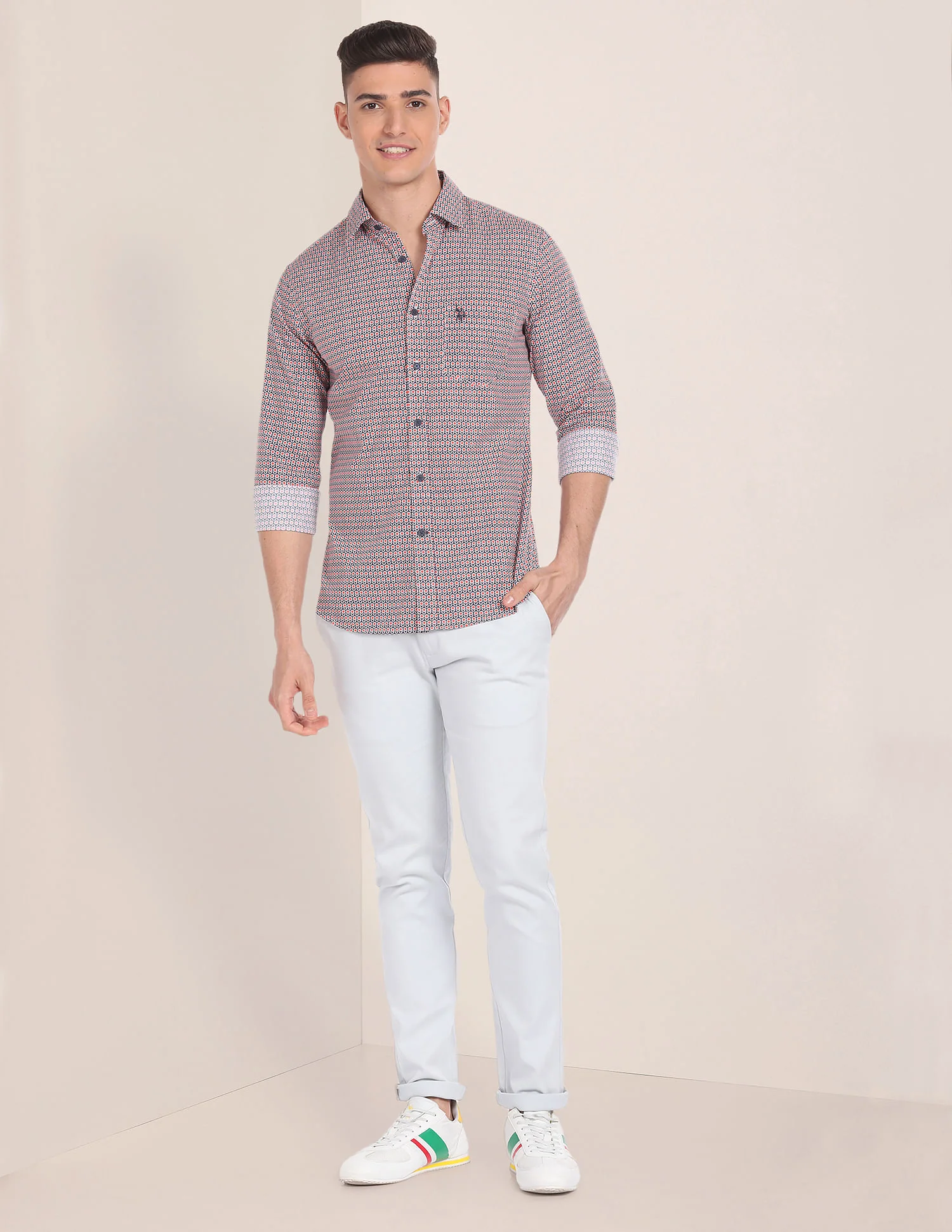 Floral Print Cotton Shirt - Image 3