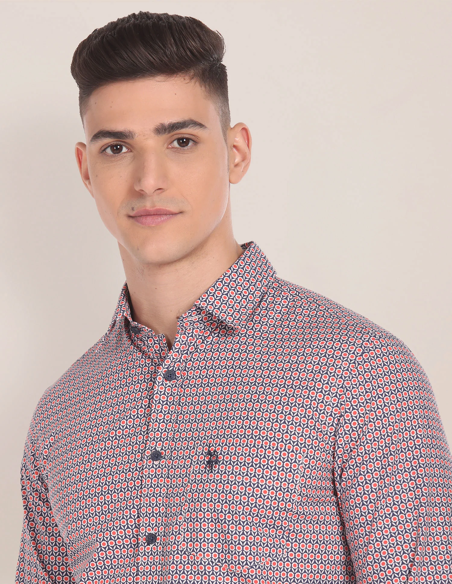 Floral Print Cotton Shirt - Image 7