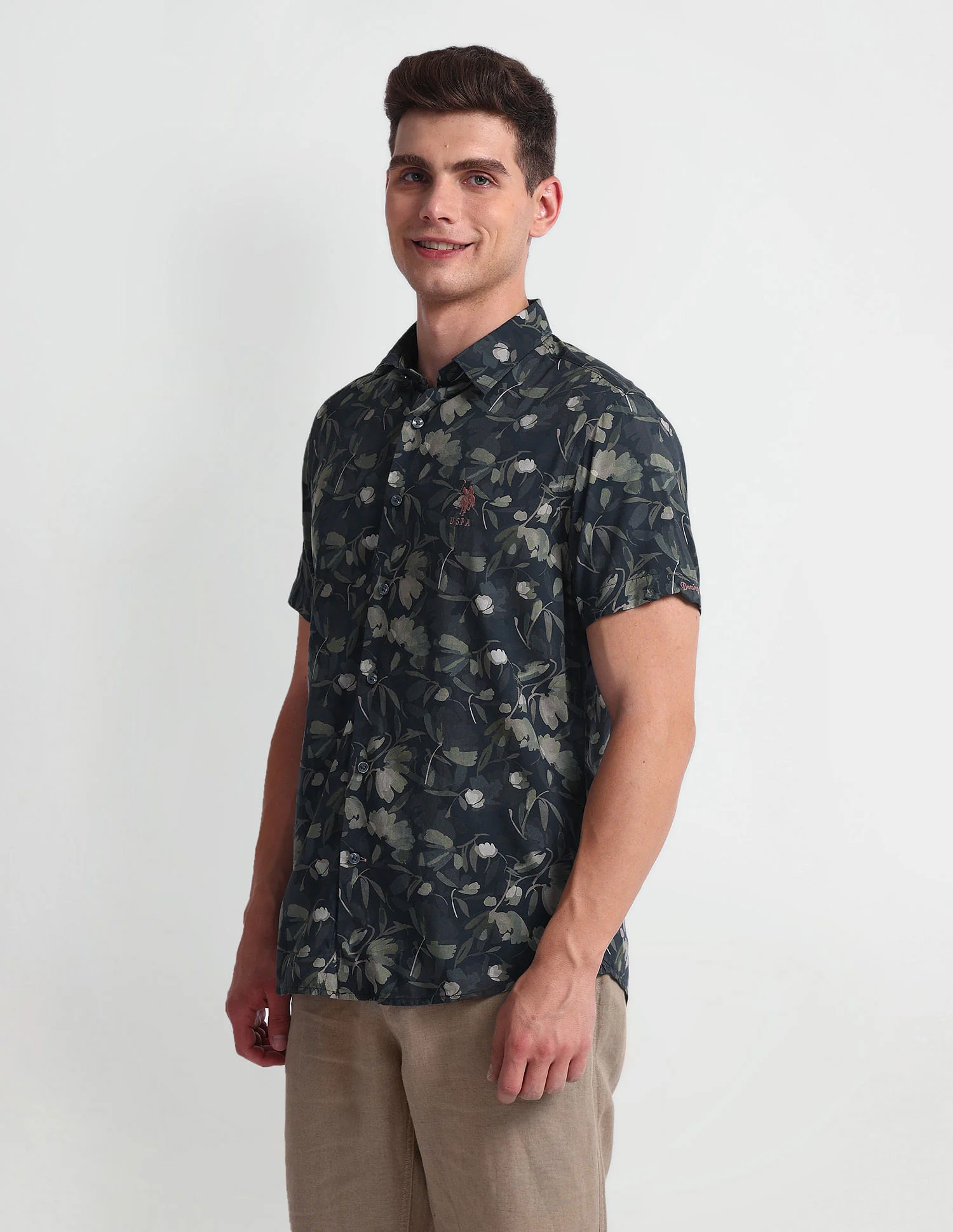 Floral Print Slim Fit Shirt - Image 4