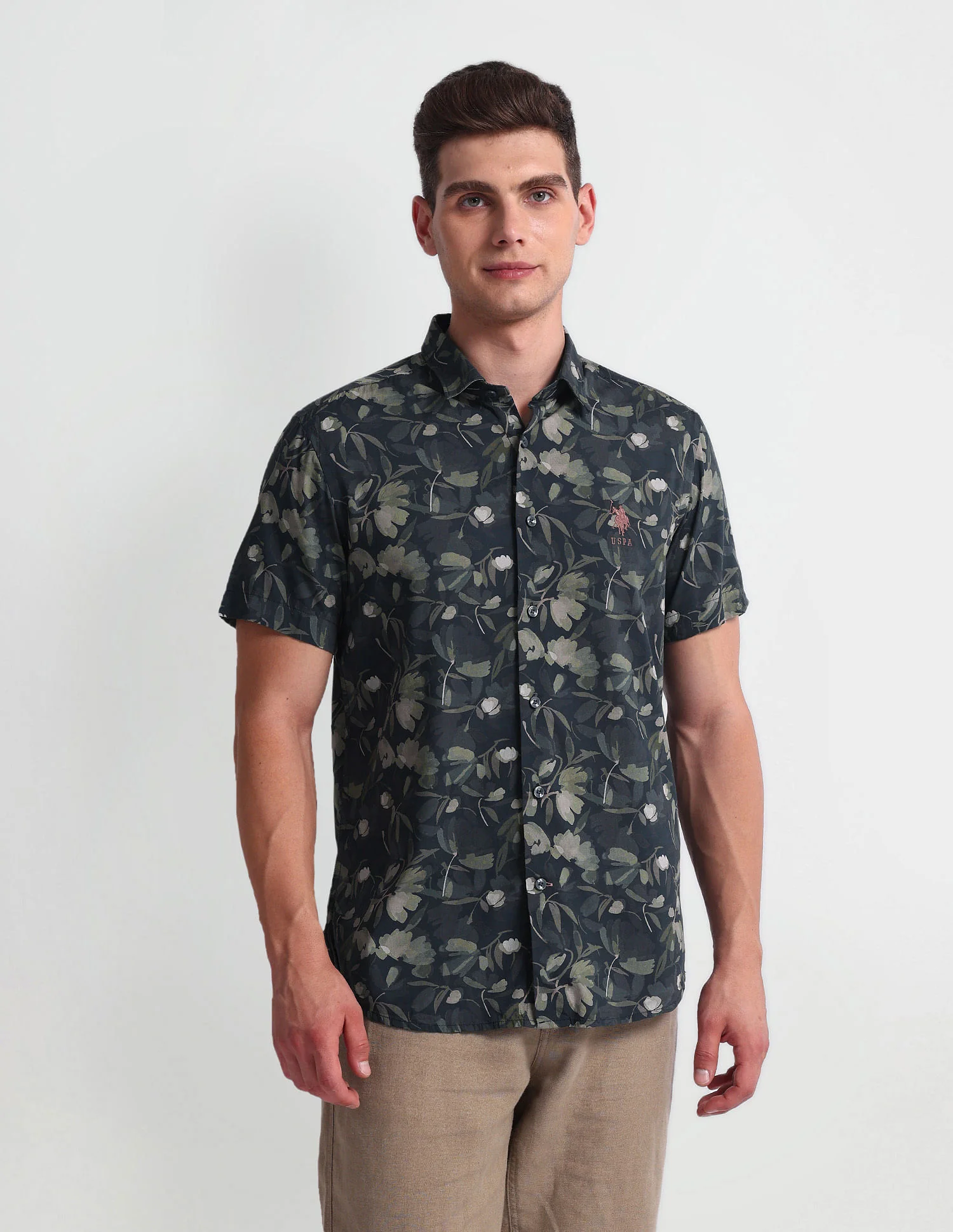 Floral Print Slim Fit Shirt - Image 6