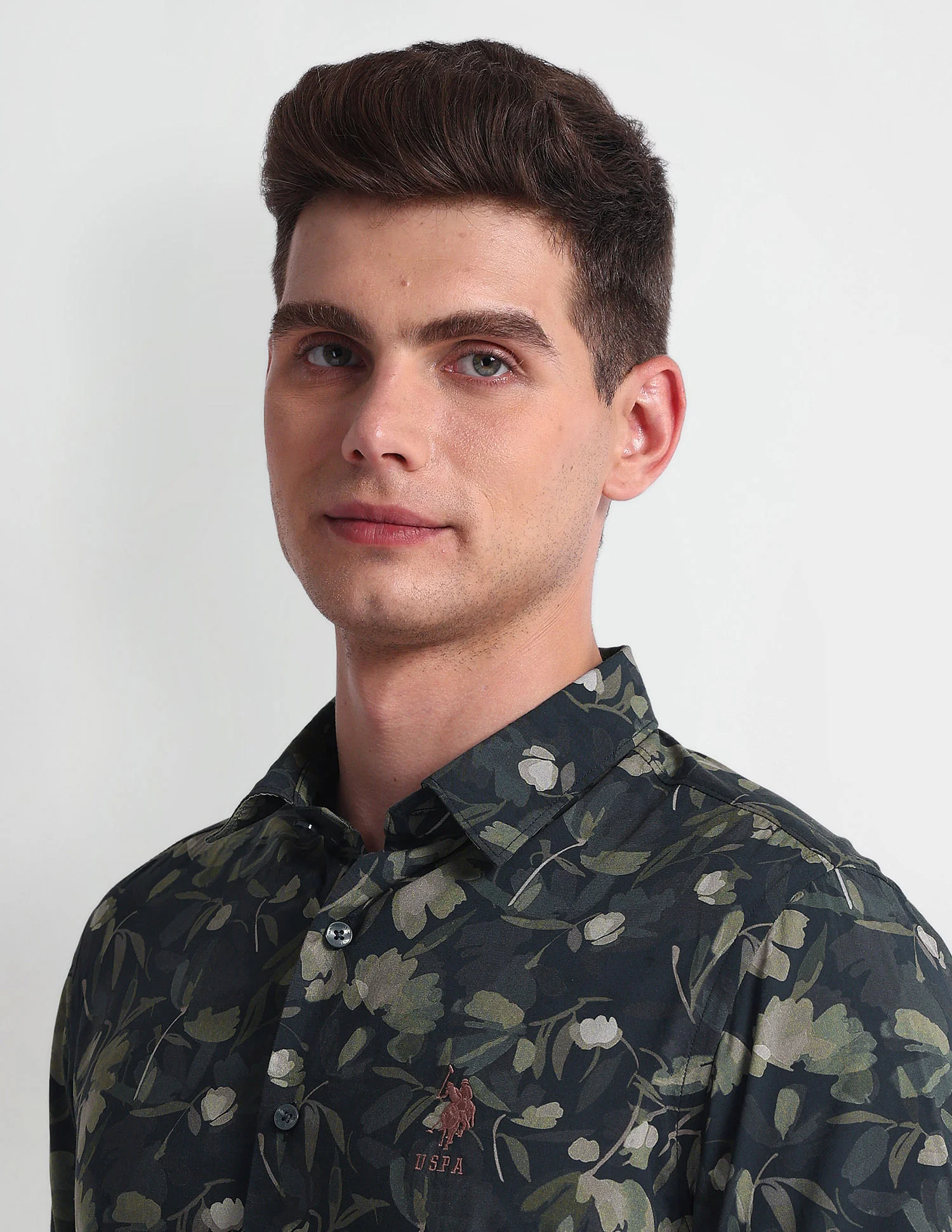 Floral Print Slim Fit Shirt - Image 7