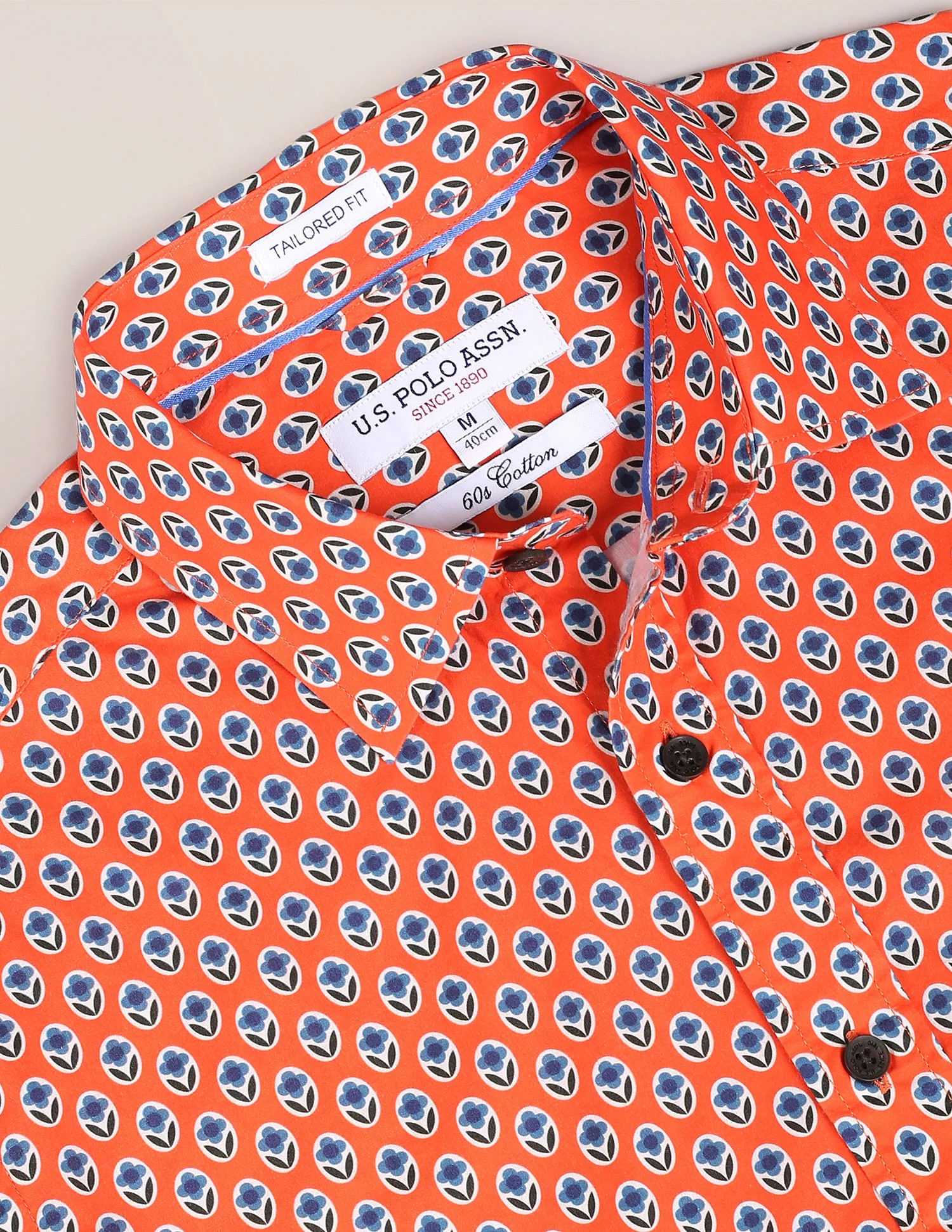 Floral Print Tailored Fit Shirt - Image 2