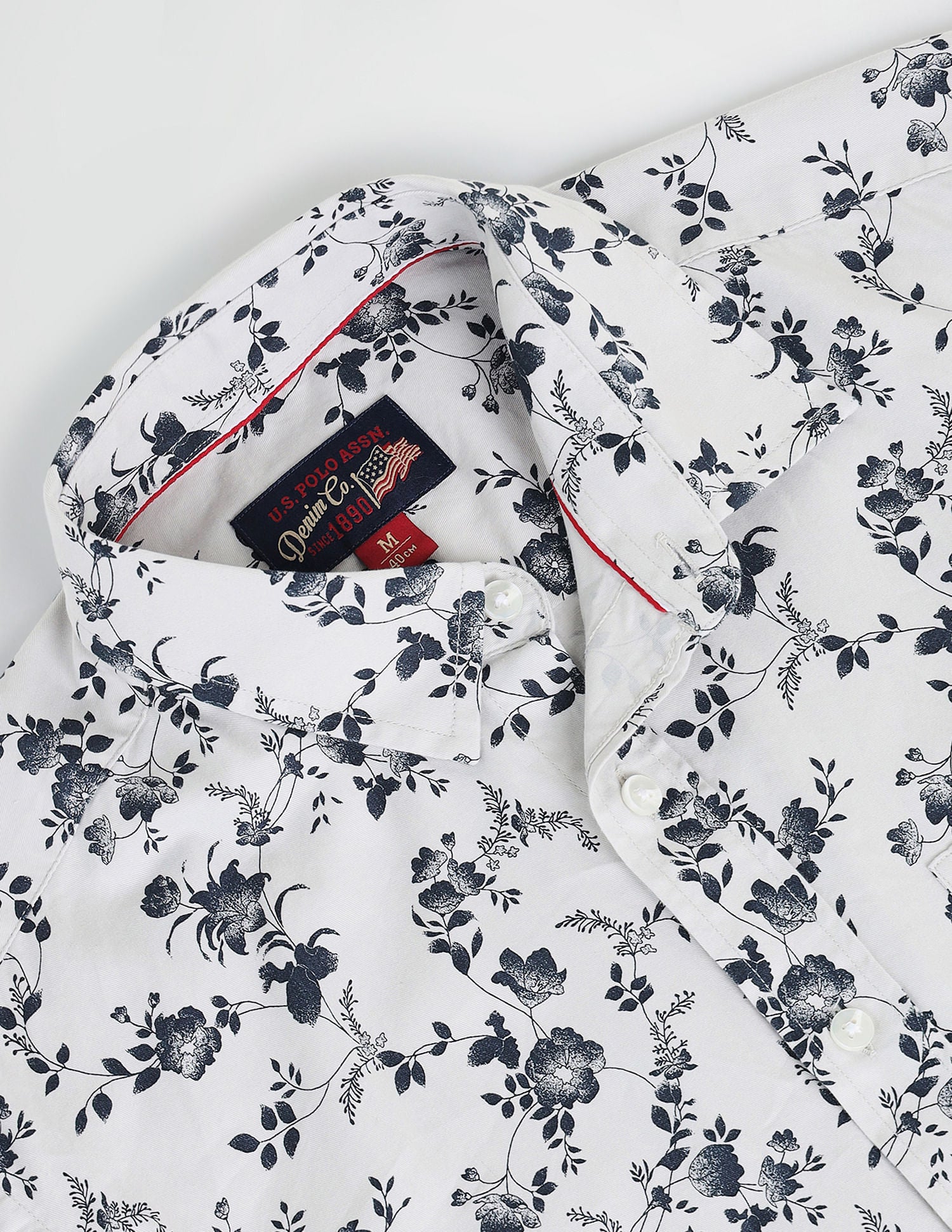 Floral Print Twill Shirt - Image 2