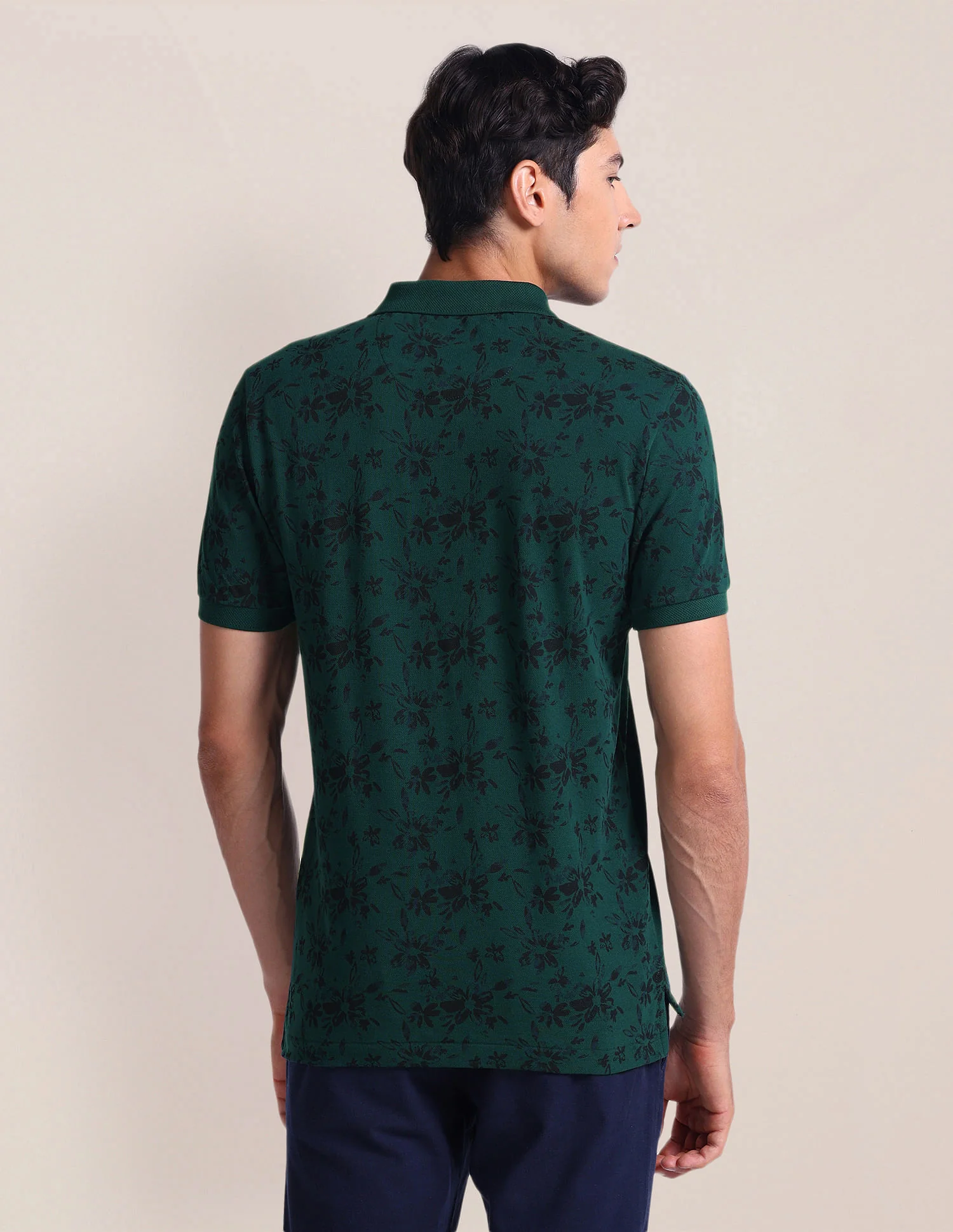 Floral Slim Fit Polo Shirt - Image 5