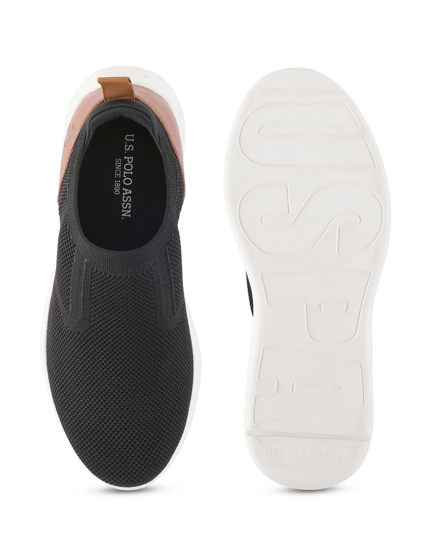 Men Tenore 2.0 Black Uspa Sport  Sneaker Slip On - Image 5
