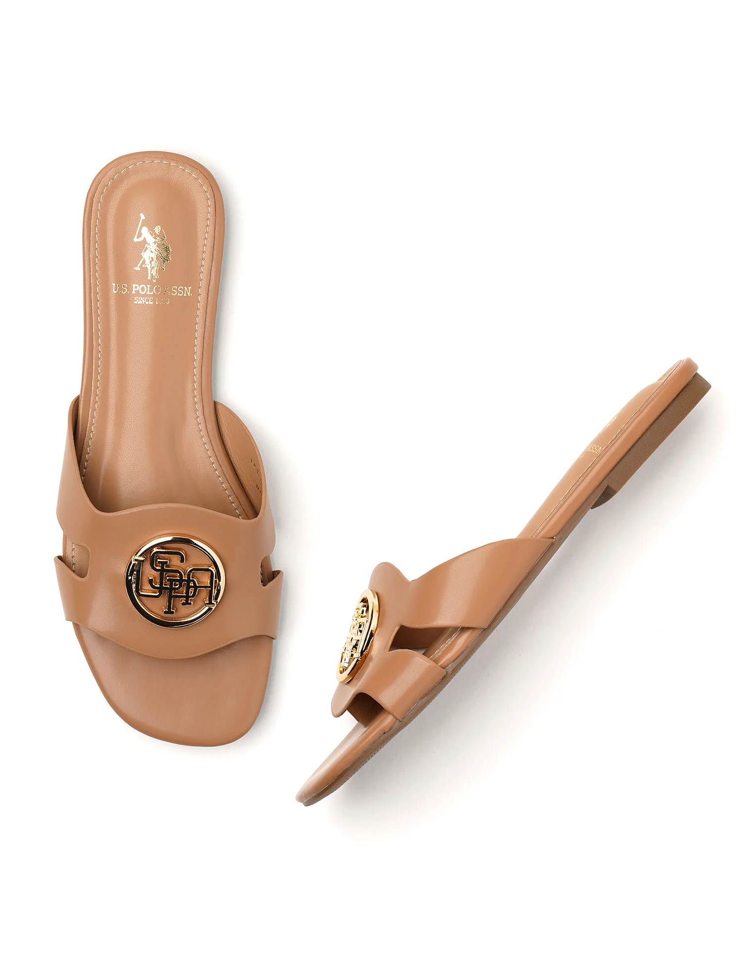 Logo Accent Vamp Strap Perla Sandals - Image 3