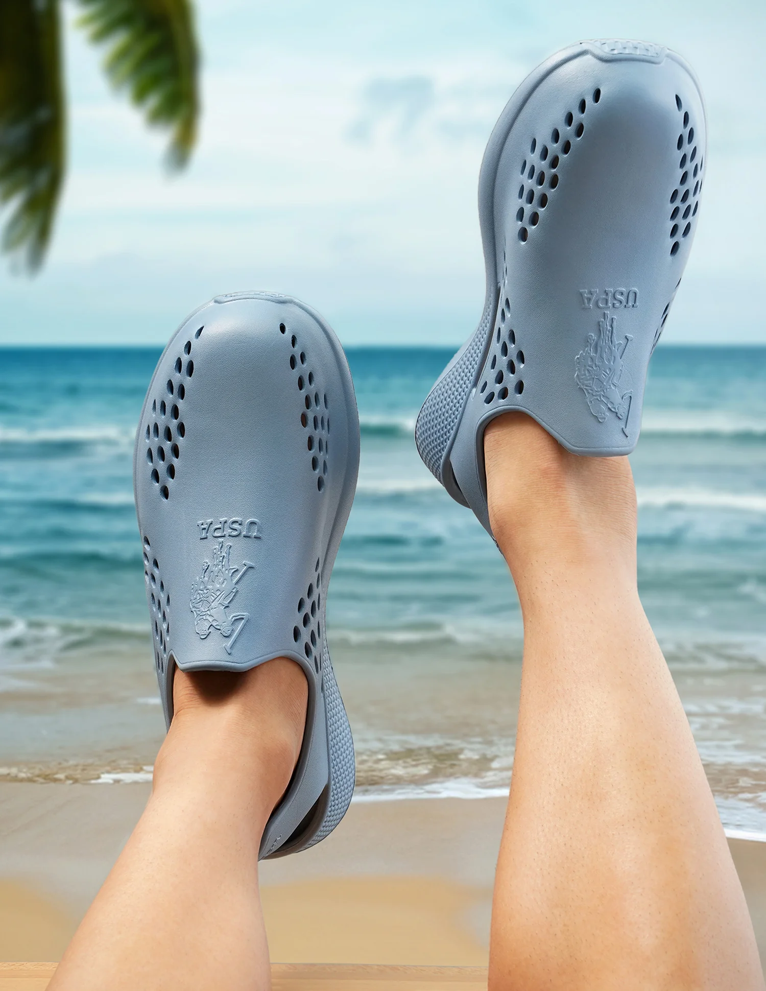 Men Noan 2.0 Blue Foam Walk Clogs