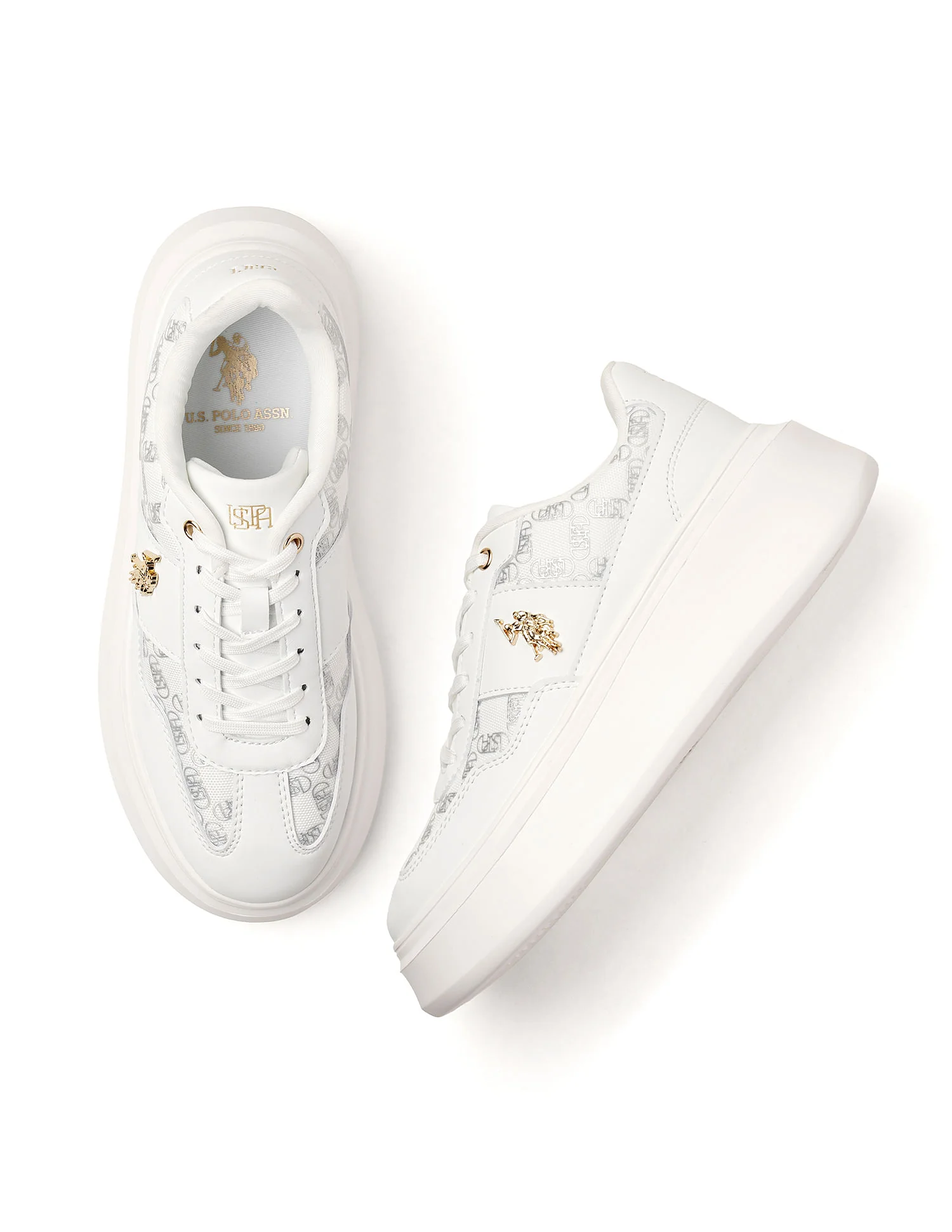 Women Brand Print Marlene Sneakers - Image 3