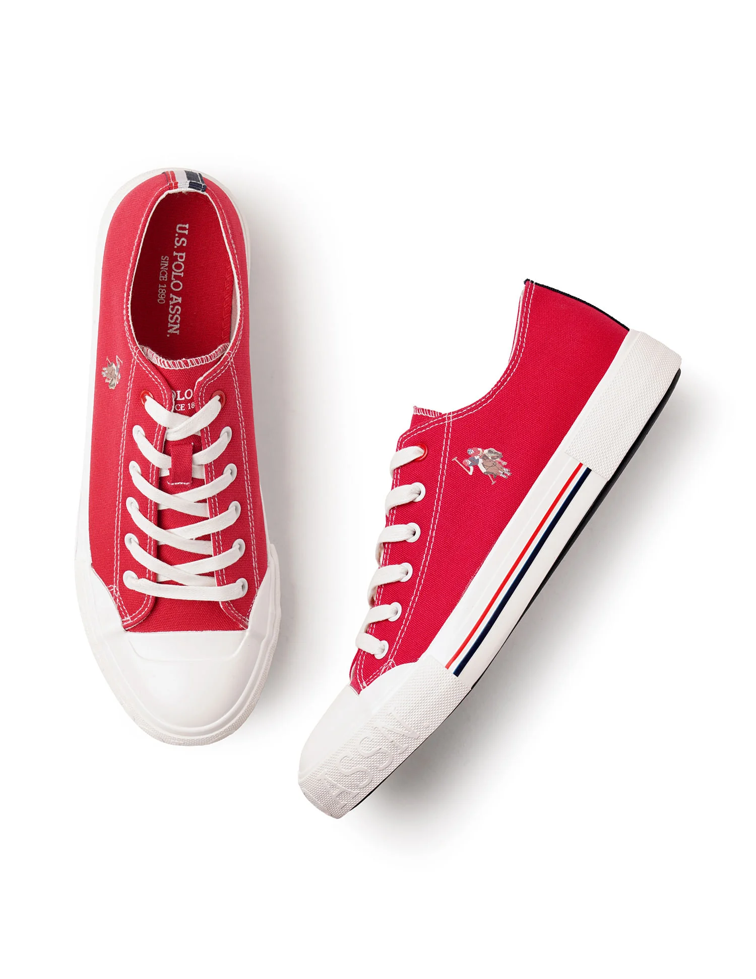 Men Drew Red Classics Sneakers - Image 3