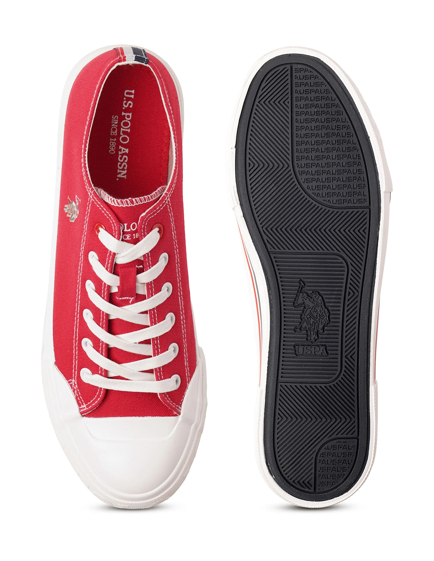 Men Drew Red Classics Sneakers - Image 6