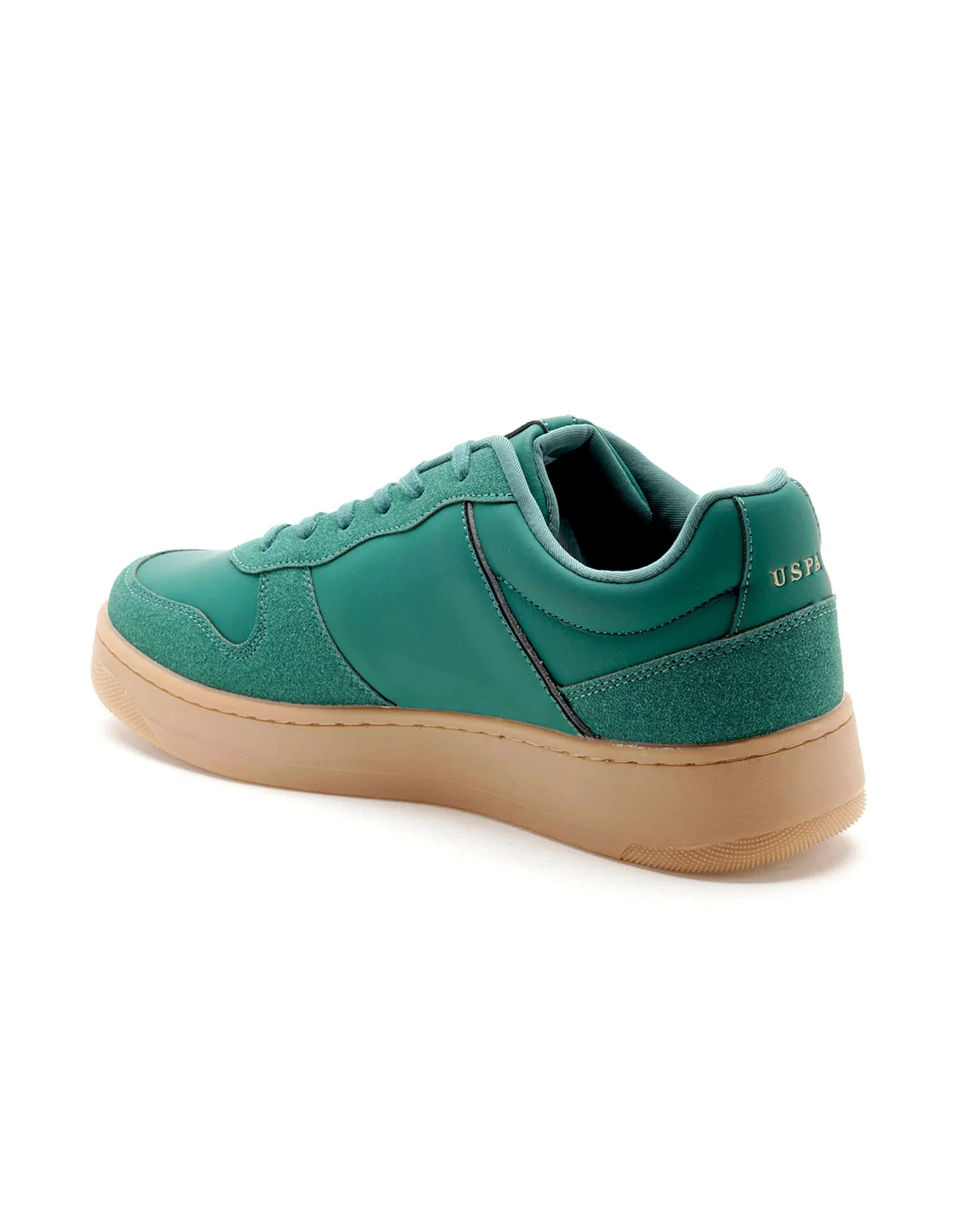 Men Jaxon 2.0 Dk. Green Retro Court Sneakers - Image 4