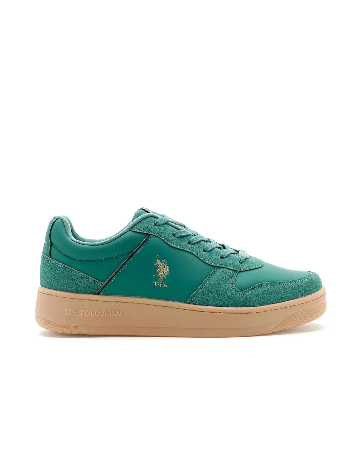 Men Jaxon 2.0 Dk. Green Retro Court Sneakers - Image 5