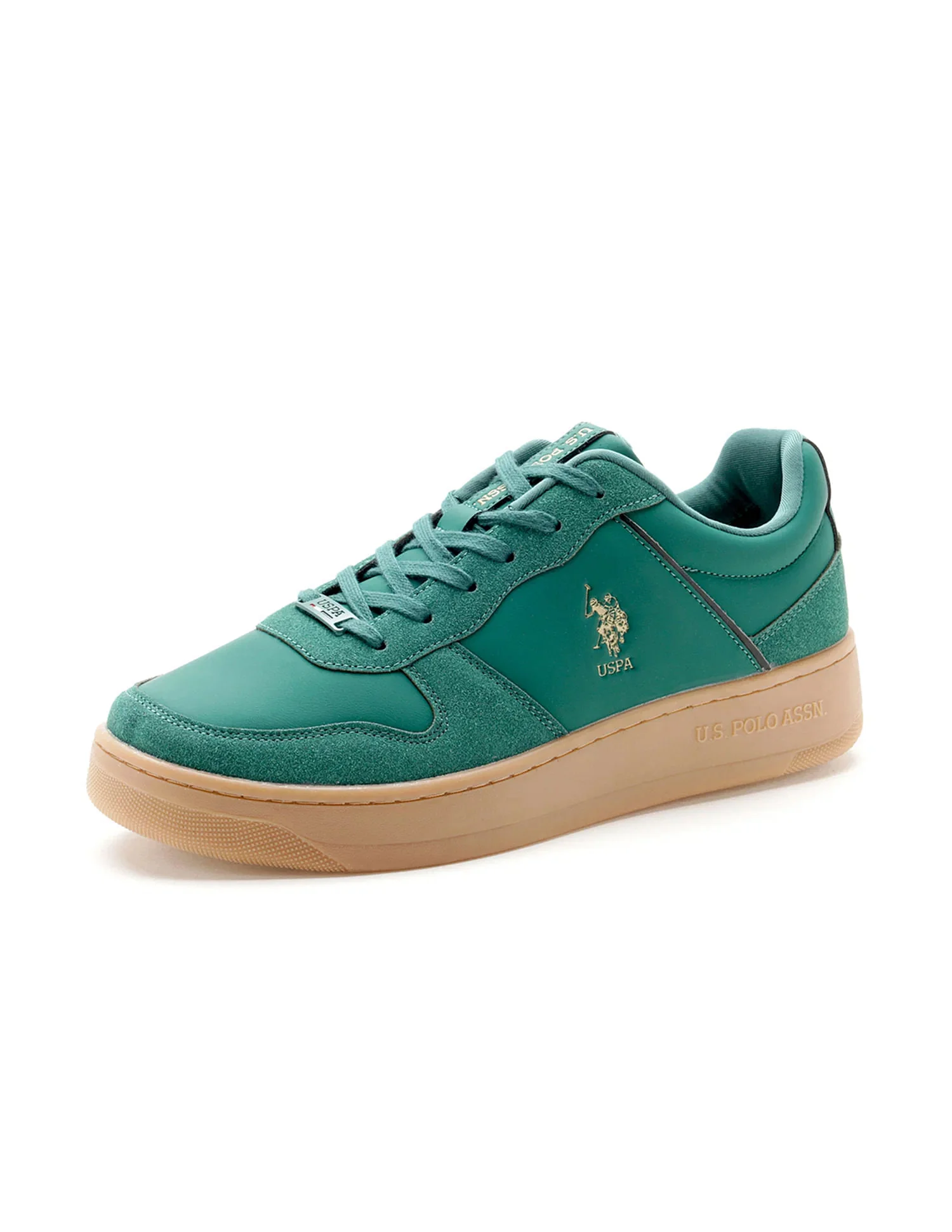 Men Jaxon 2.0 Dk. Green Retro Court Sneakers - Image 6