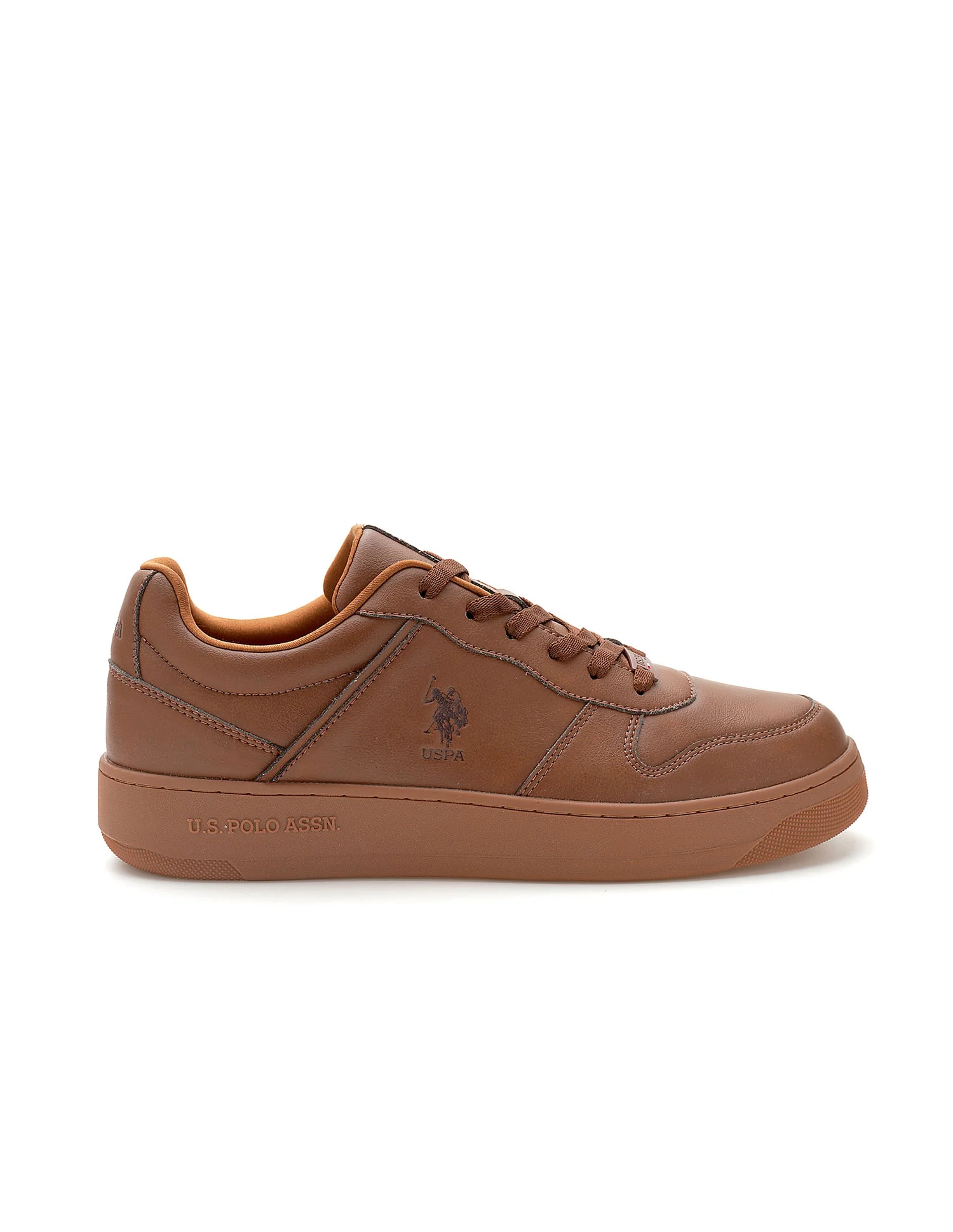 Men Jaxon Brown Retro Court Sneakers - Image 4