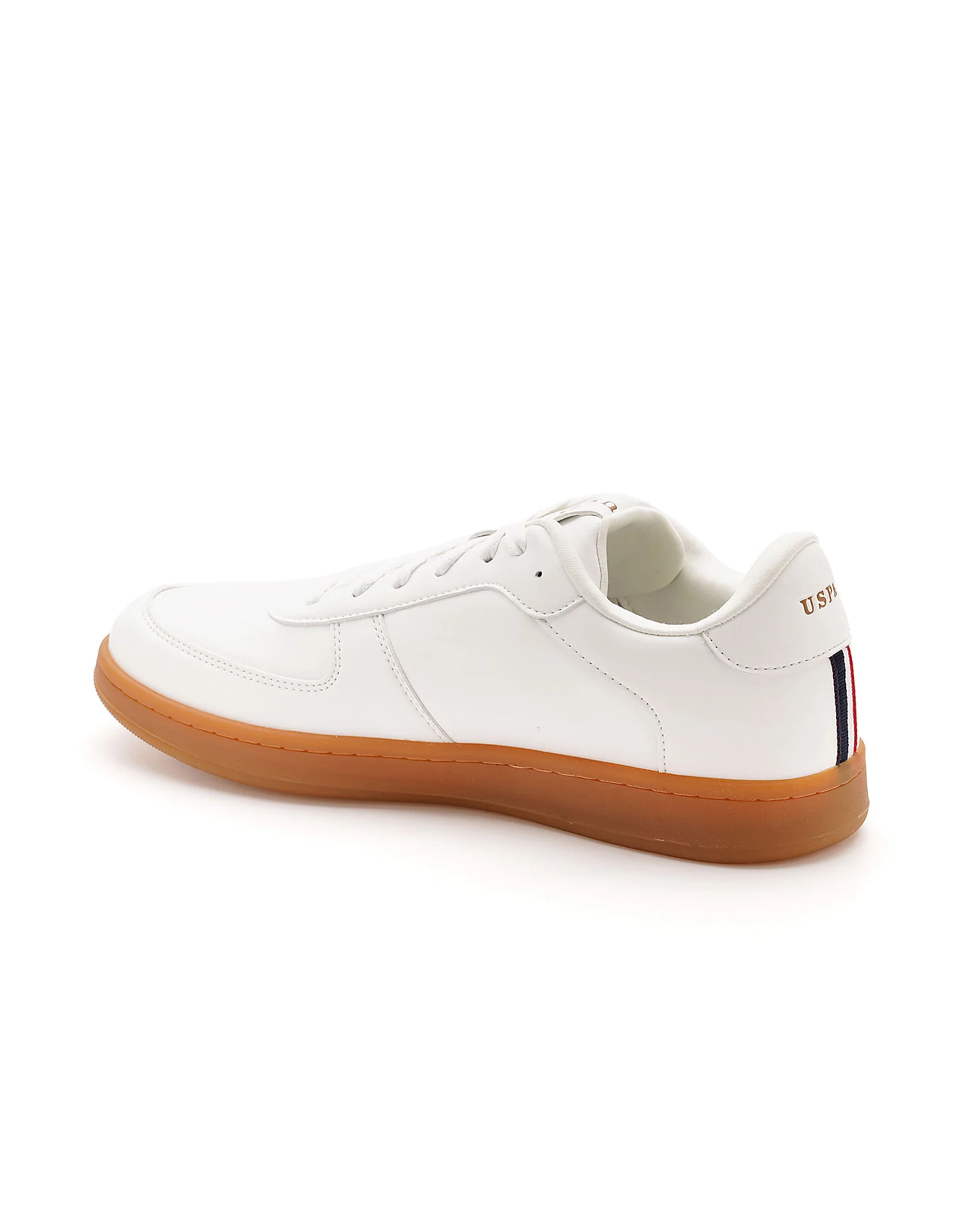 Men Reiner Beige Retro Court Sneakers - Image 4