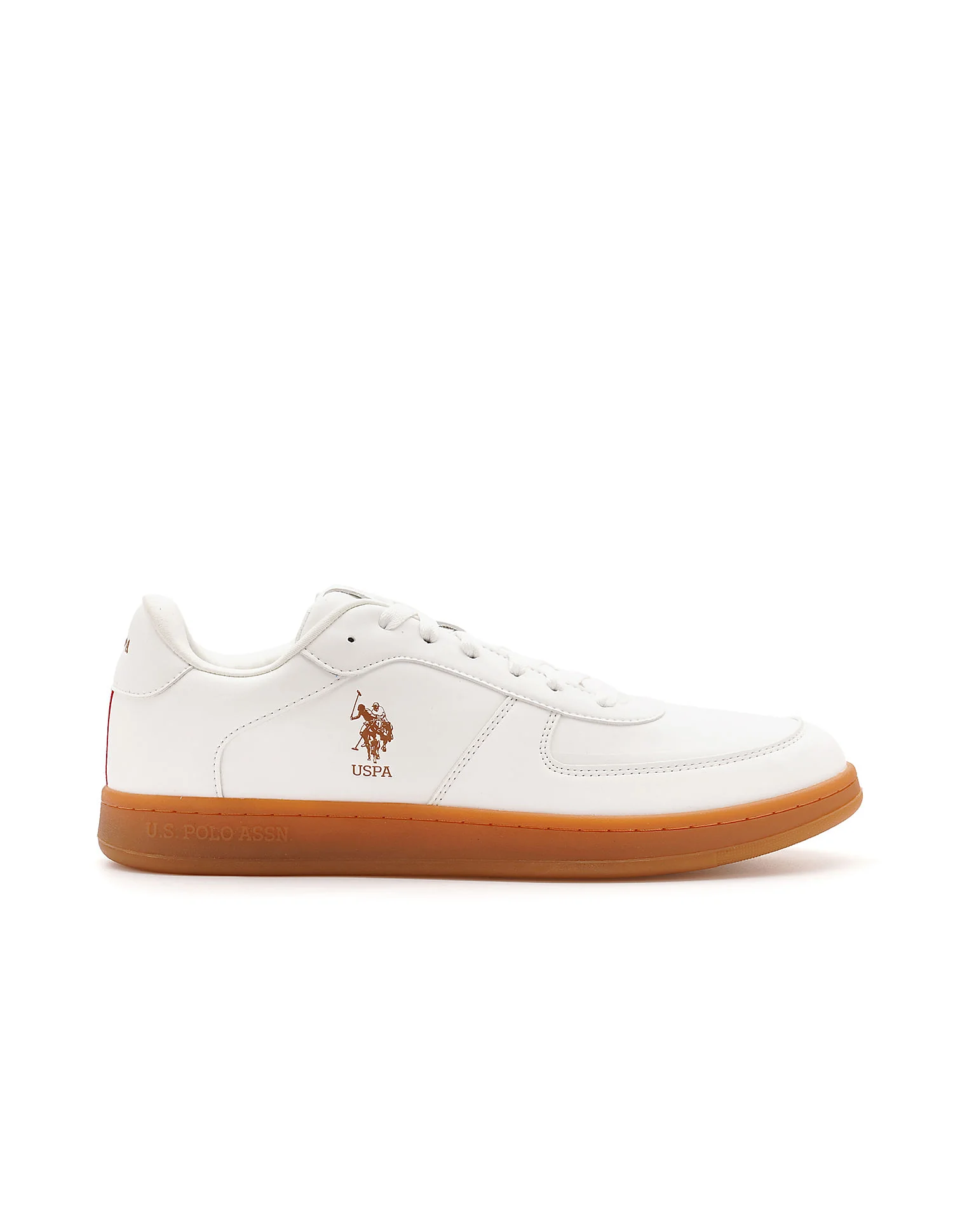 Men Reiner Beige Retro Court Sneakers - Image 5