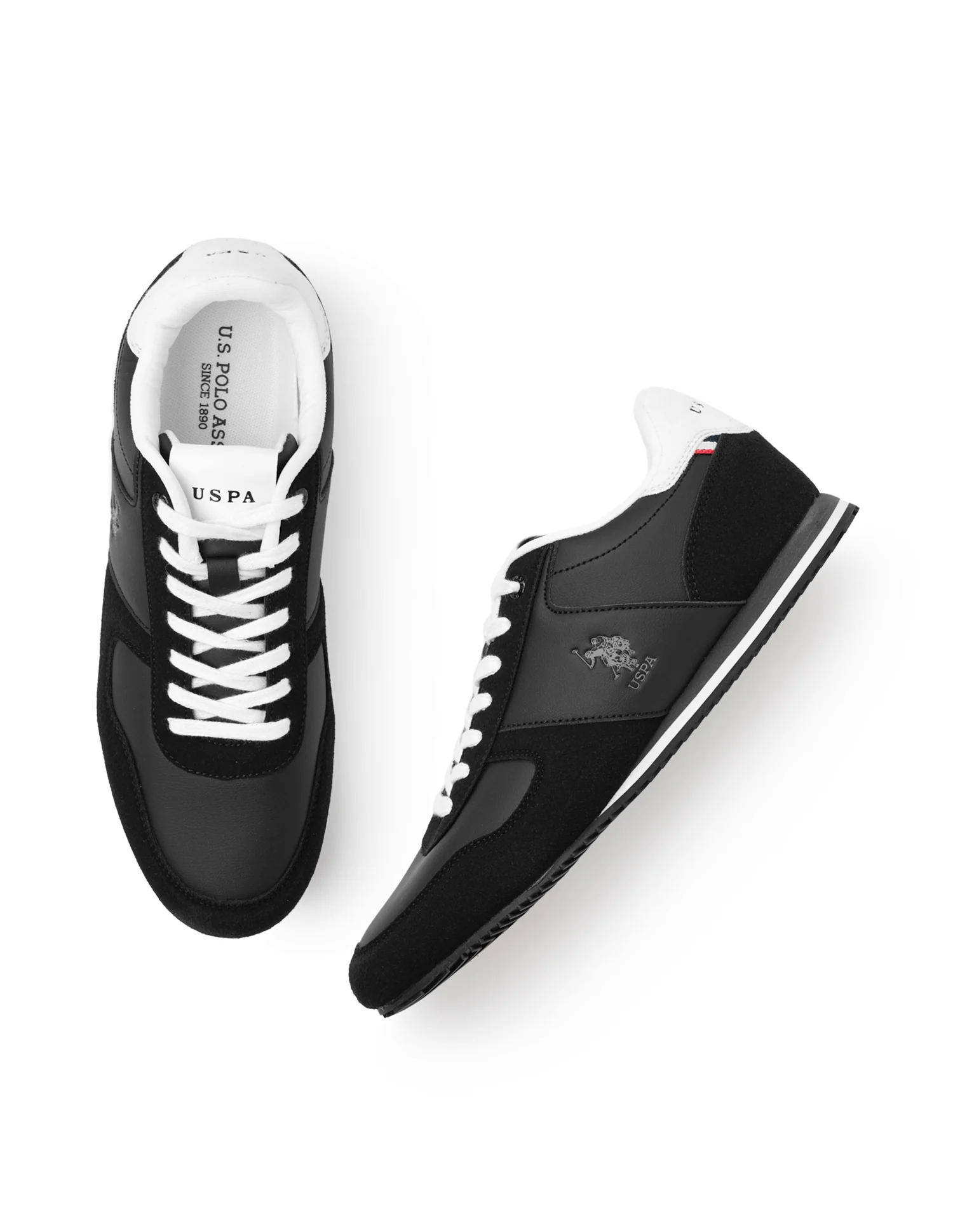 Men Sorrento 4.0 Black Retro Sneakers - Image 4