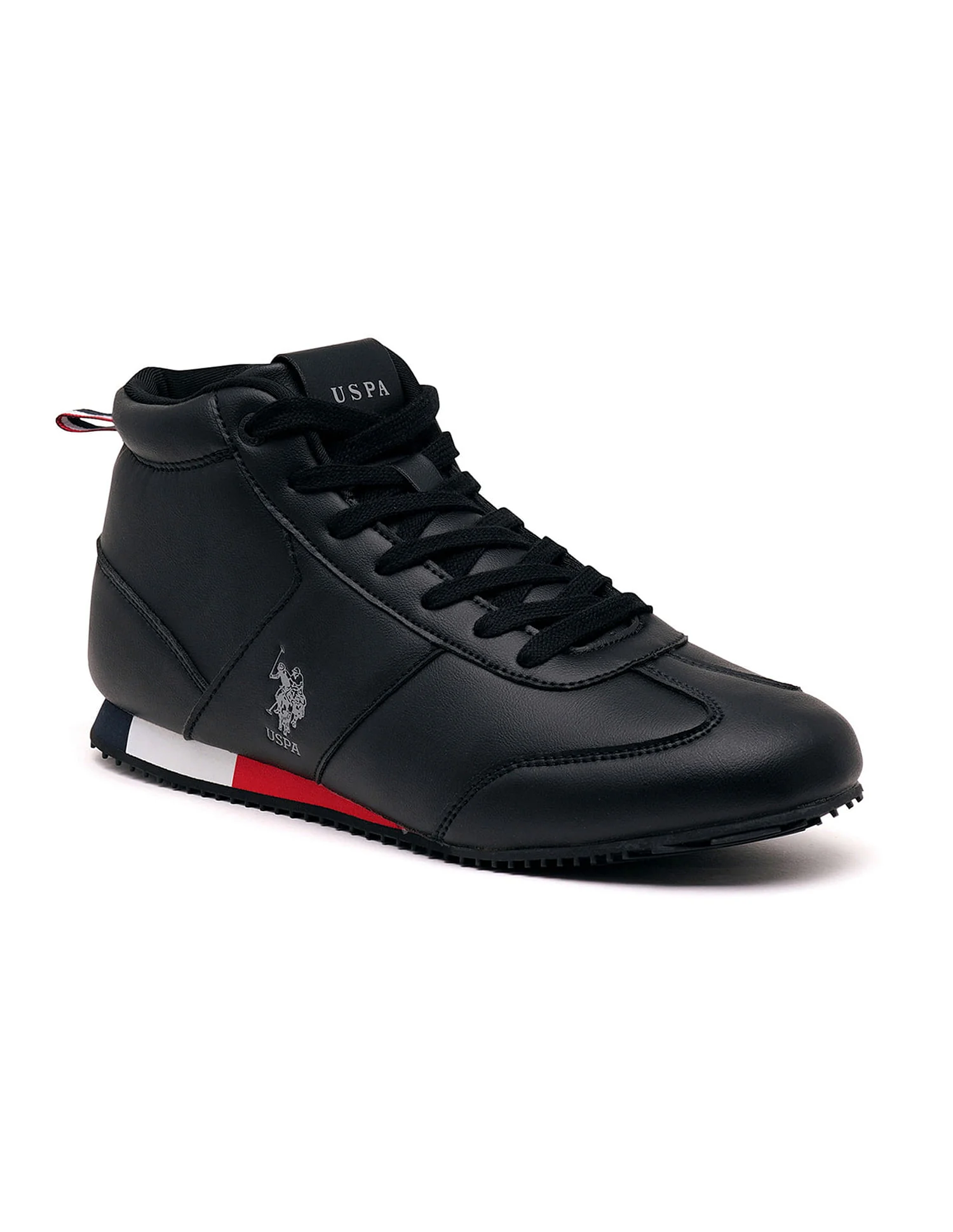 Men Rentso 2.0 Black Retro Mid Top  Sneakers - Image 3