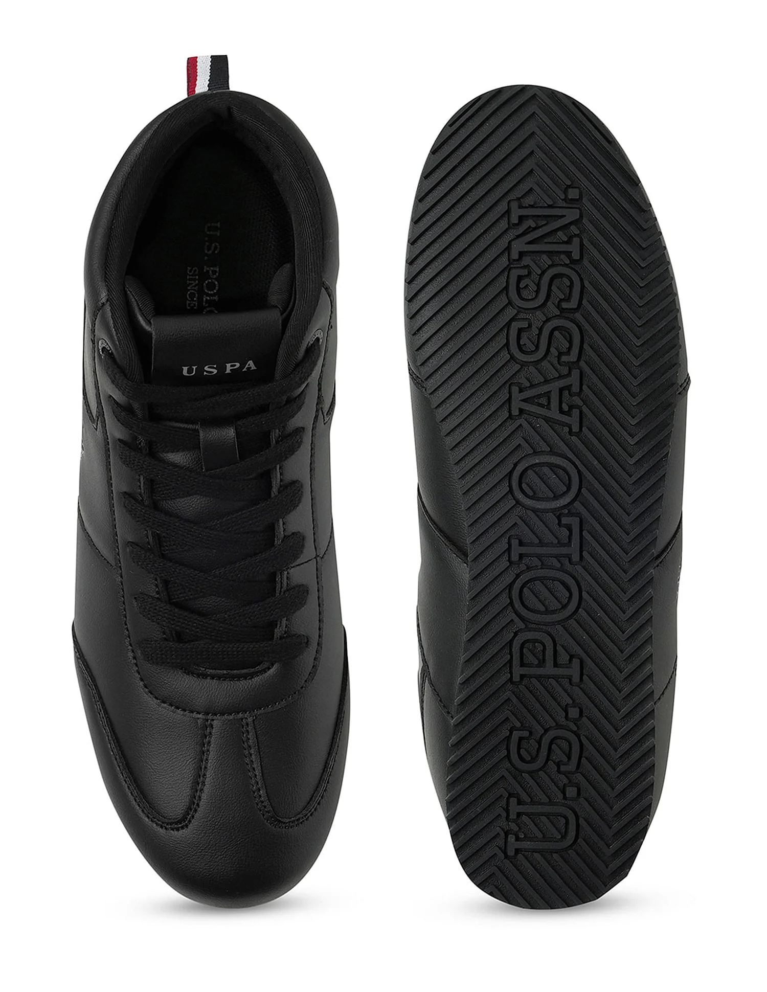 Men Rentso 2.0 Black Retro Mid Top  Sneakers - Image 6