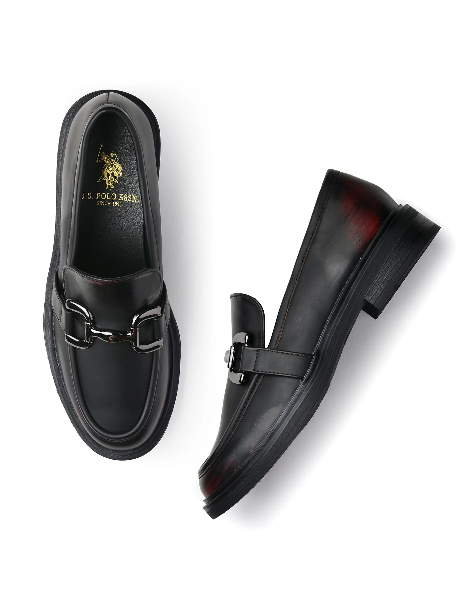 Metallic Logo Natalia Loafers - Image 3