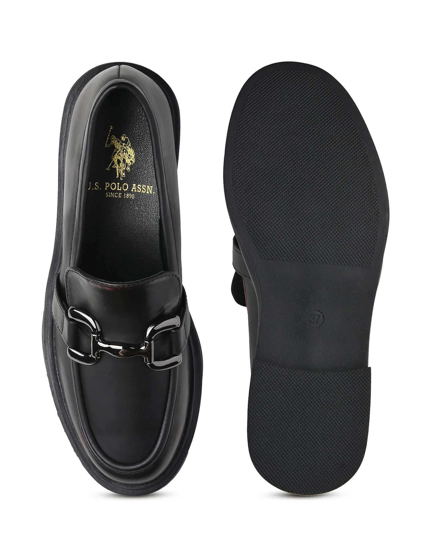 Metallic Logo Natalia Loafers - Image 6