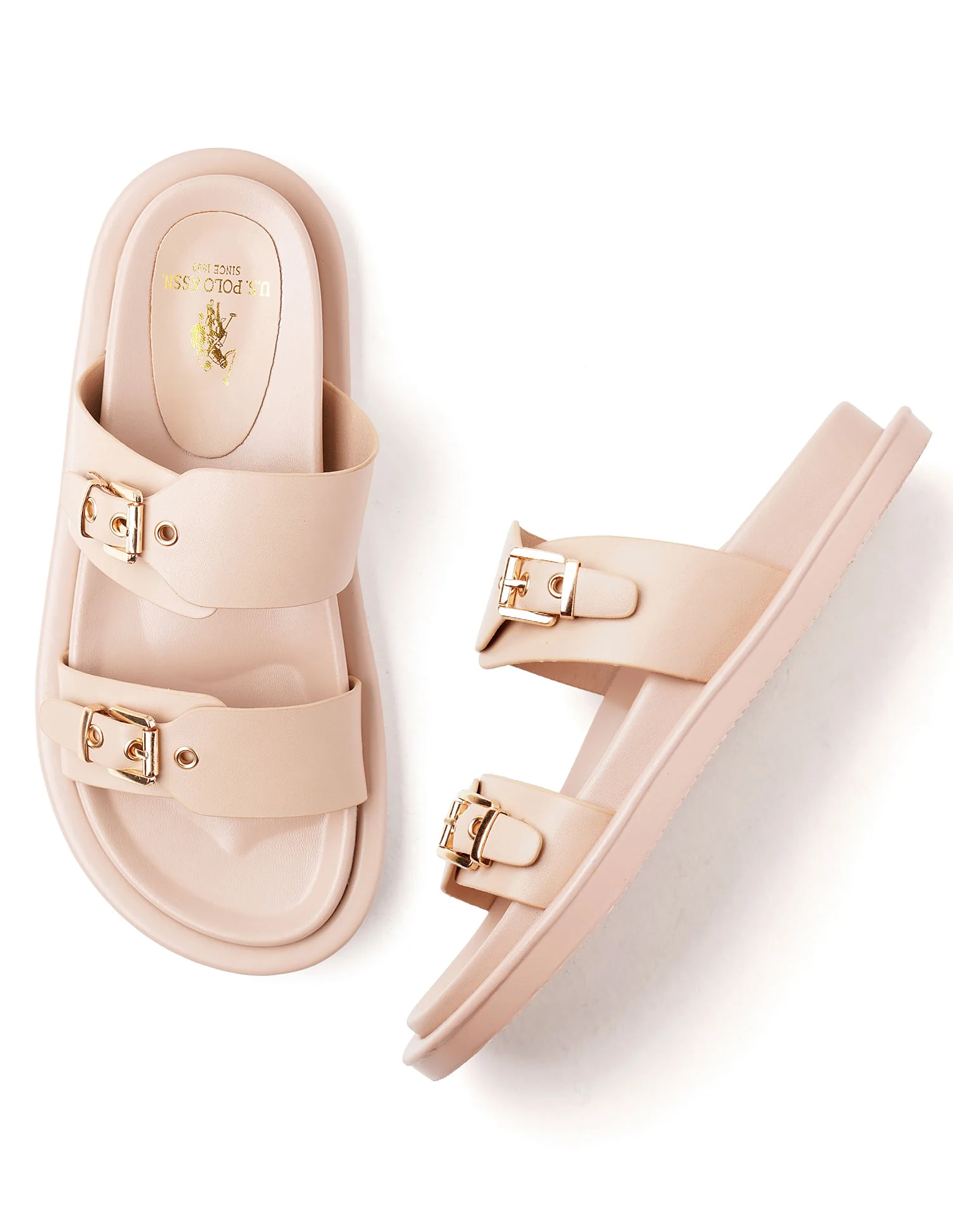 Open Toe Buckle Detail Danila Sandals - Image 3