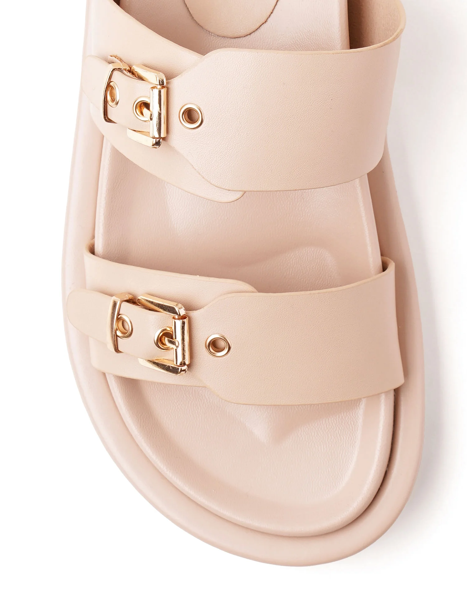 Open Toe Buckle Detail Danila Sandals - Image 8