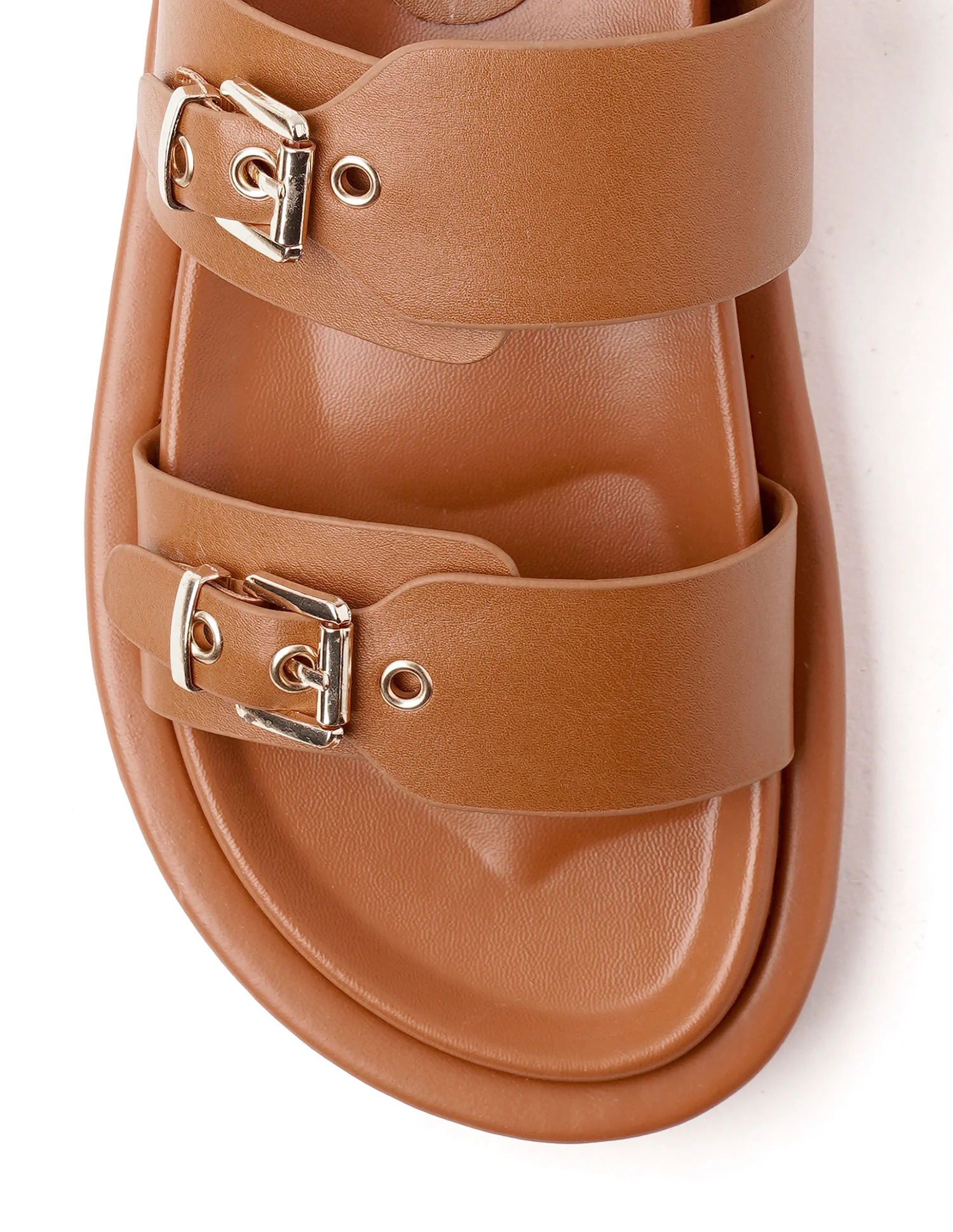 Women Open Toe Buckle Detail Danila Sandals - Image 8