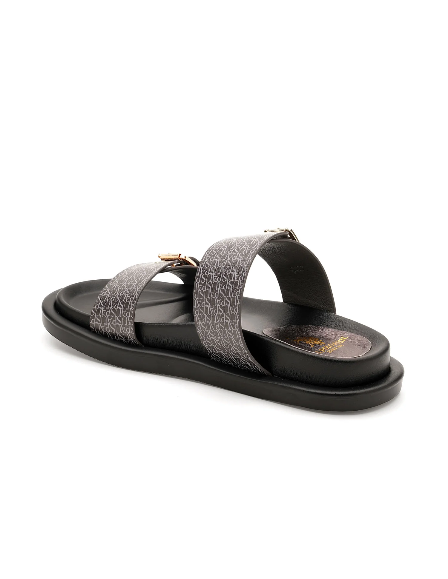 Open Toe Buckle Detail Maria Sandals - Image 5
