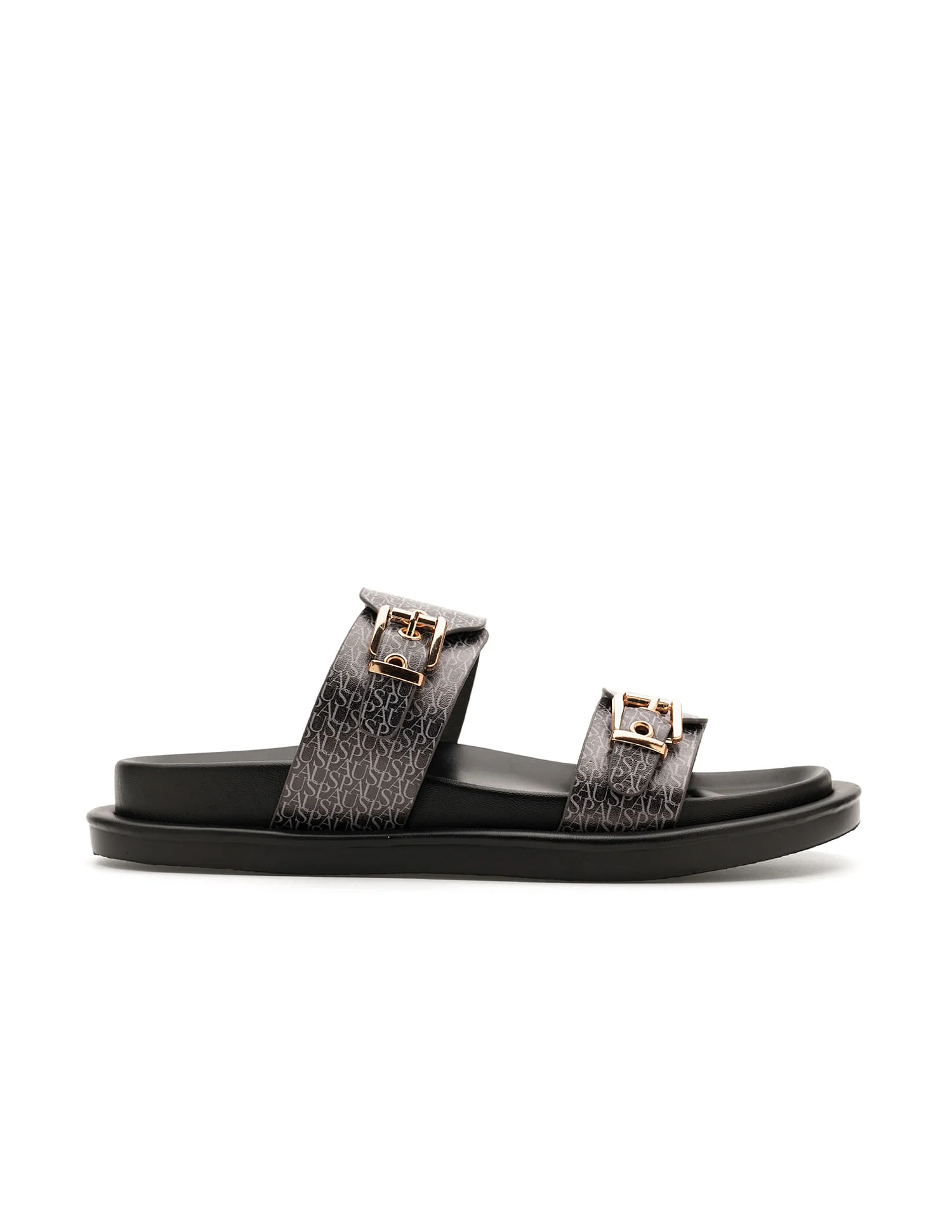 Open Toe Buckle Detail Maria Sandals - Image 6