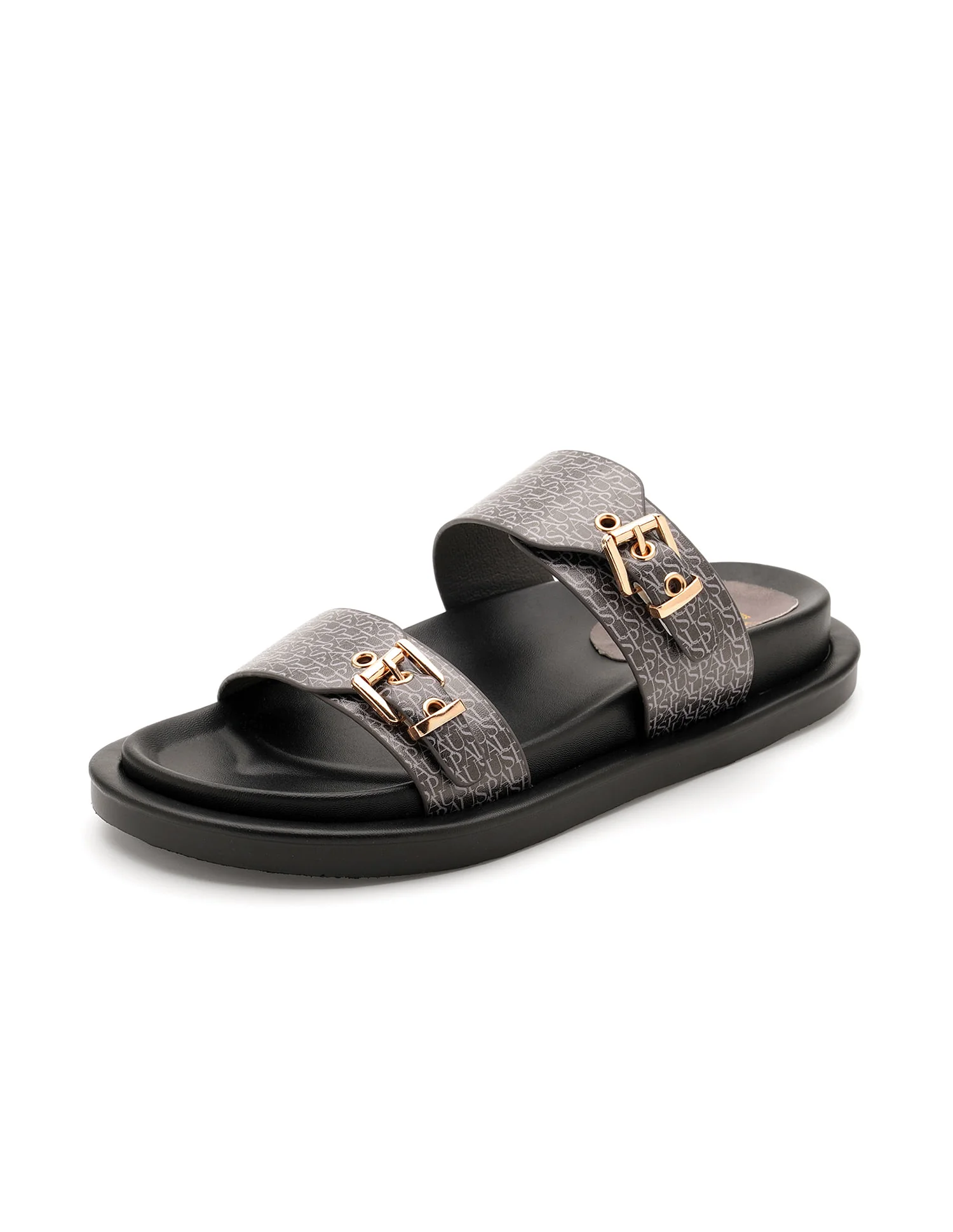 Open Toe Buckle Detail Maria Sandals - Image 8